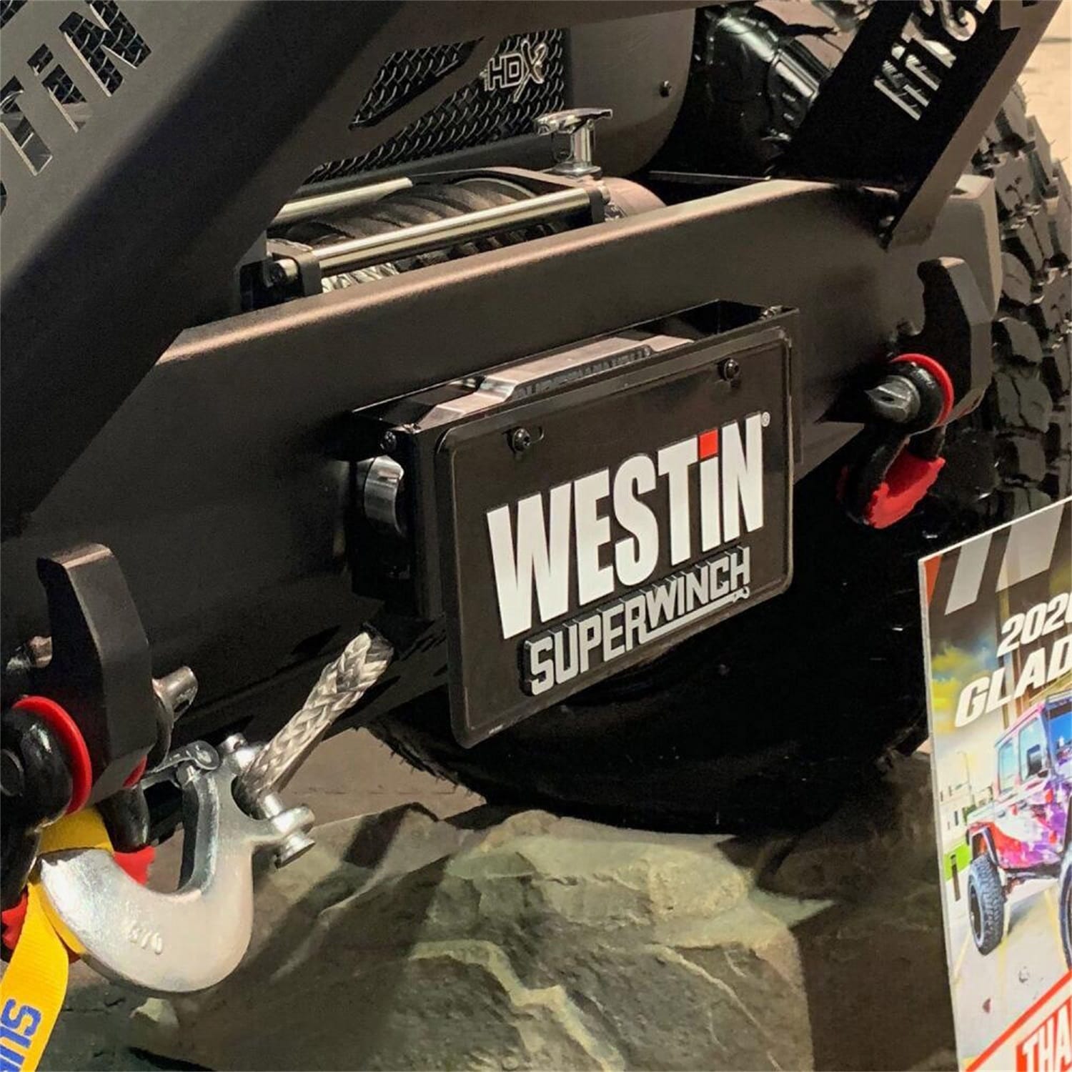 Winch Mount License Plate Re-locator thumbnail 3