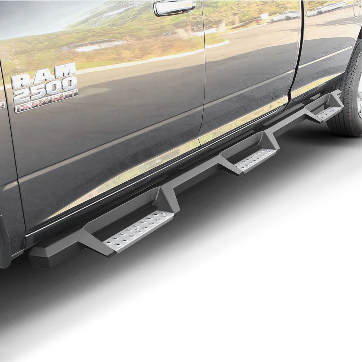 HDX Stainless Drop Wheel-to-Wheel Nerf Step Bars thumbnail 8