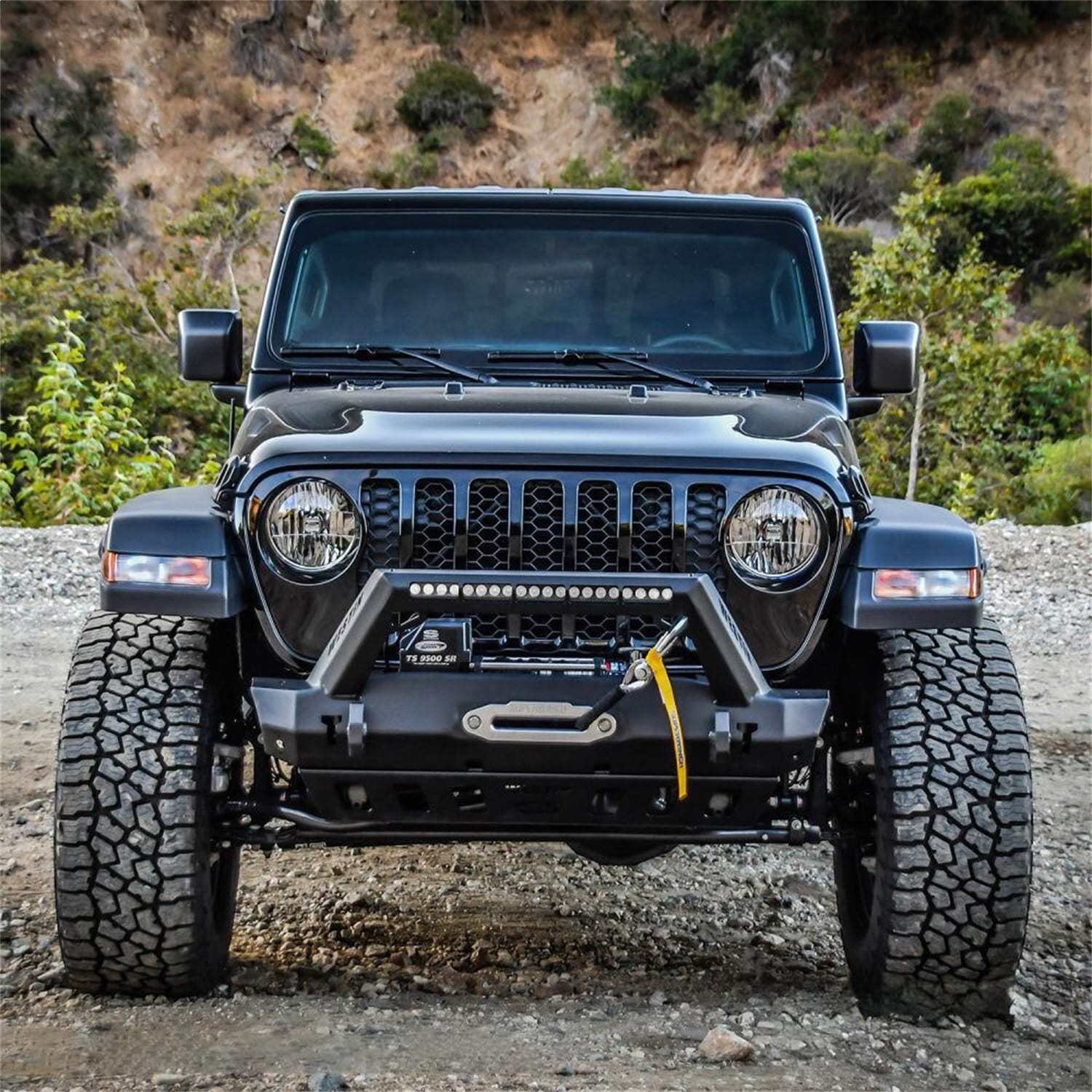 WJ2 Stubby Front Bumper w/LED Light Bar Mount thumbnail 14