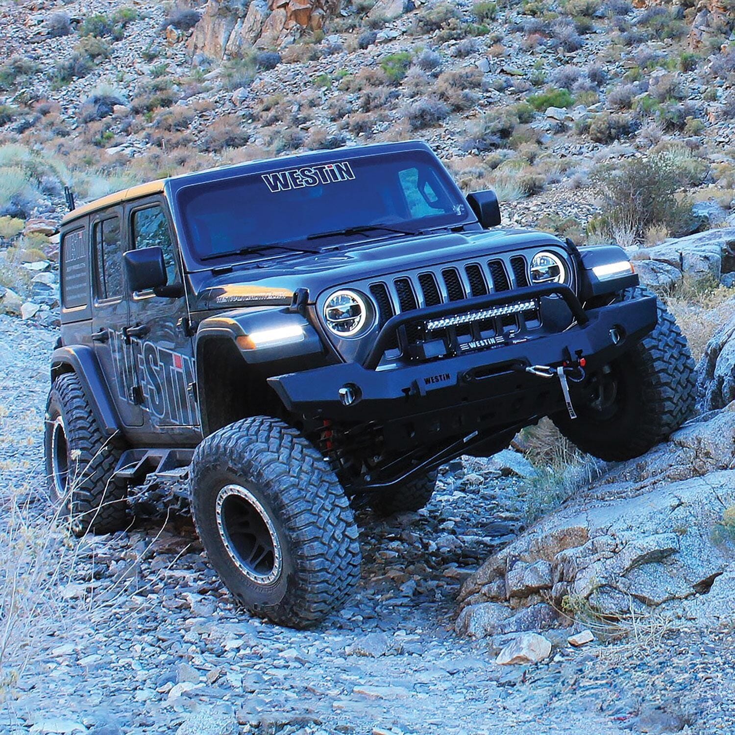 WJ2 Full Width Front Bumper w/Bull Bar thumbnail 8