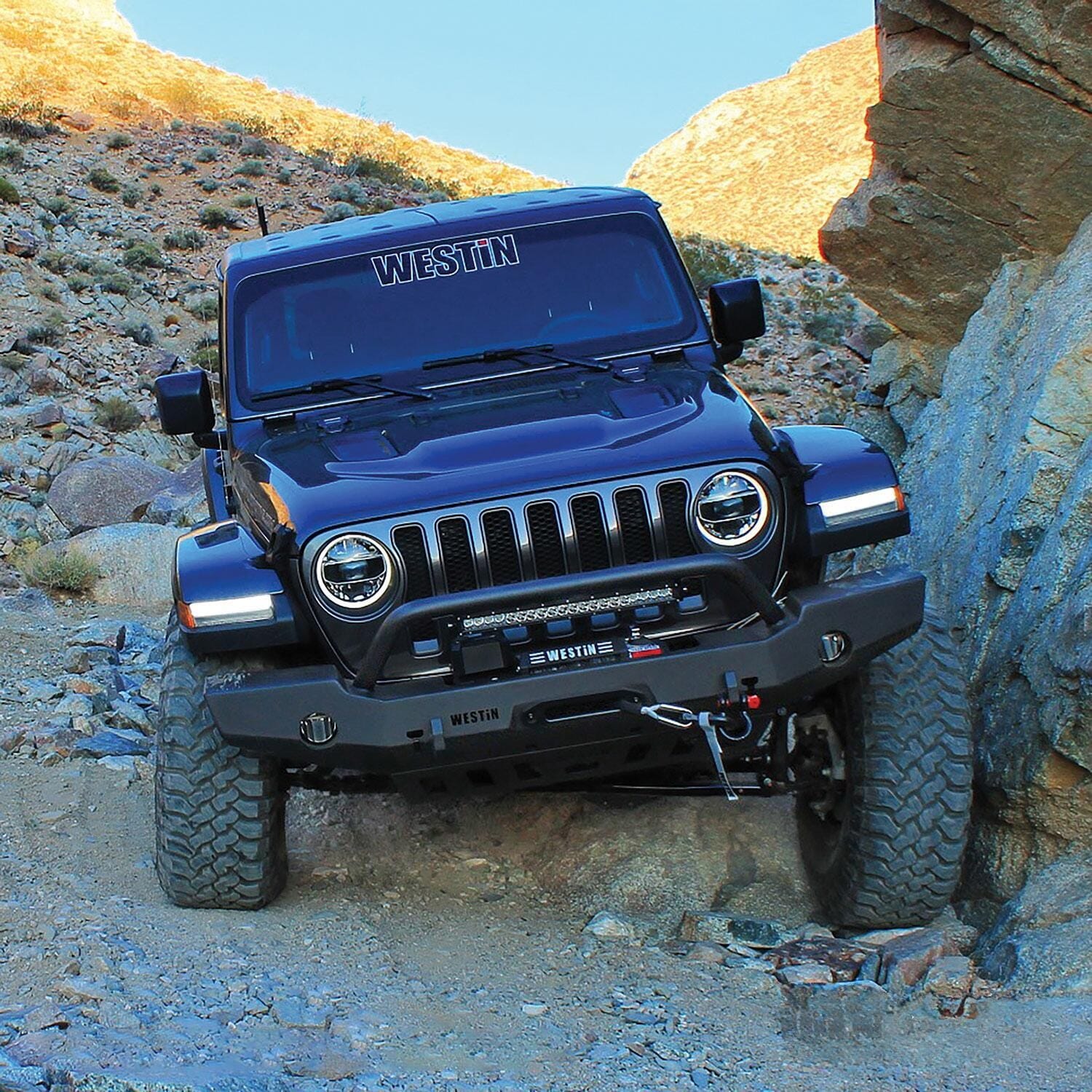 WJ2 Full Width Front Bumper w/Bull Bar thumbnail 9
