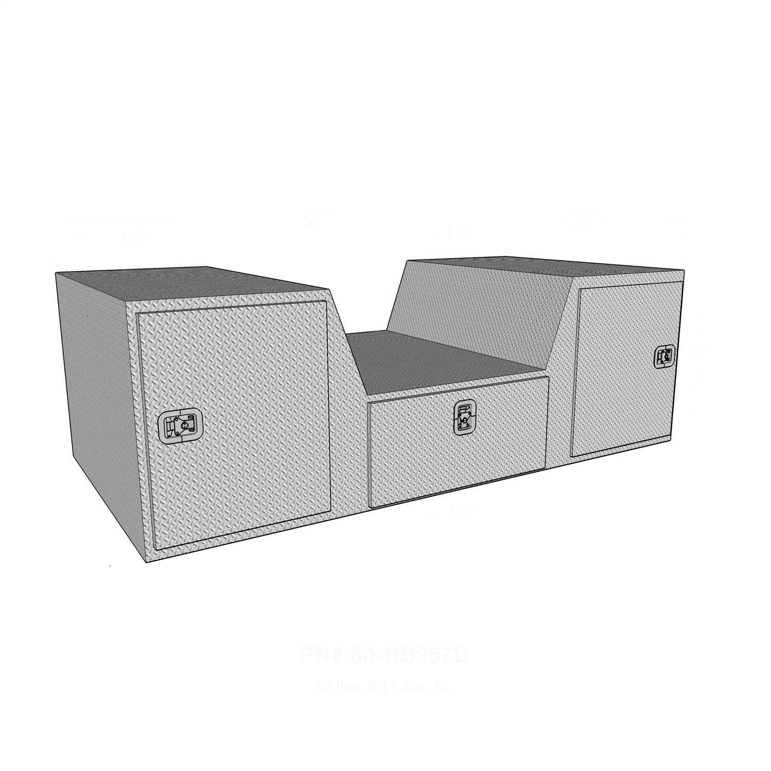 Brute V Shape Goose Neck Tool Box thumbnail 2