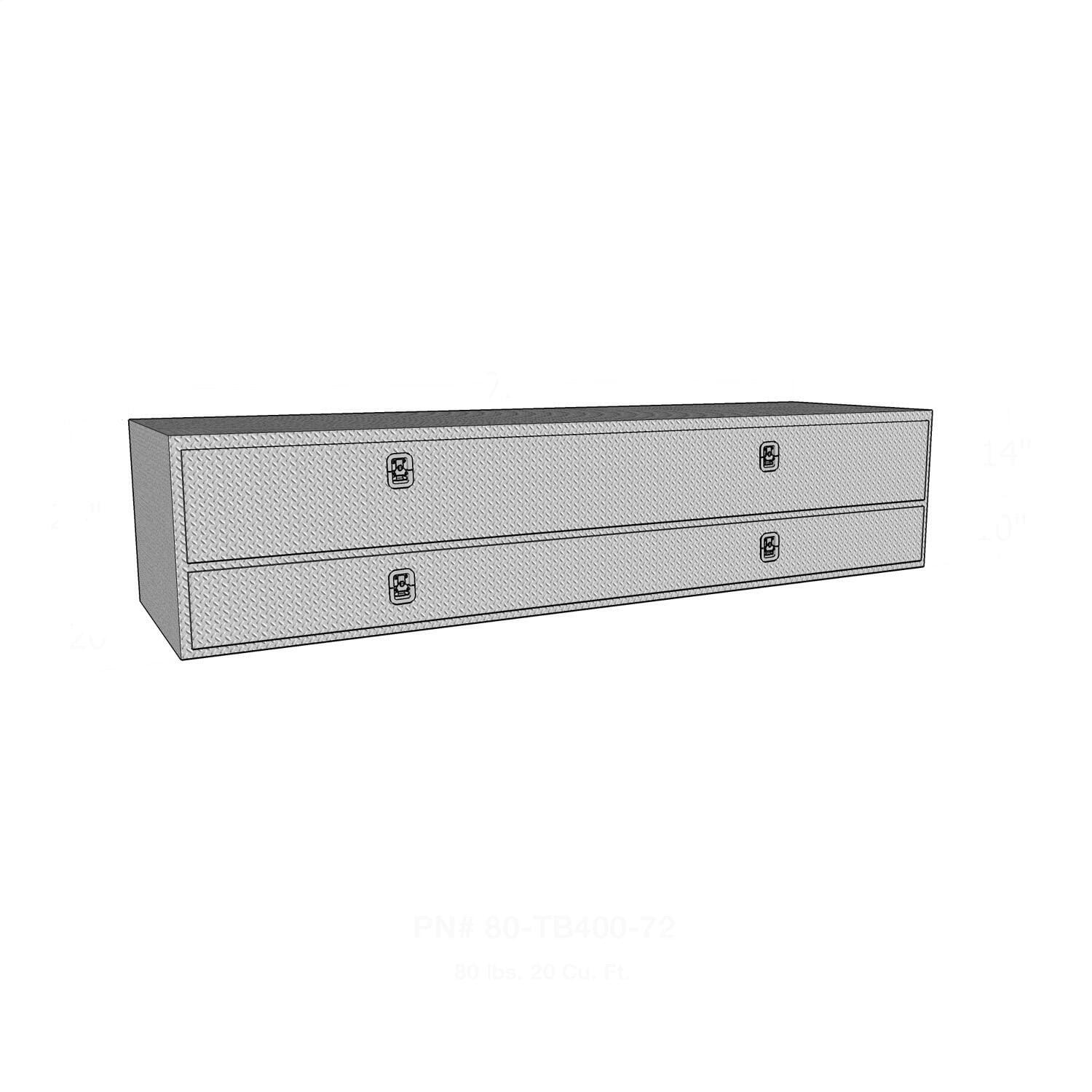 Brute High Cap 72in Stake Bed Contractor Box thumbnail 2
