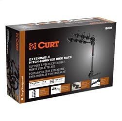 Extendable Hitch-Mounted Bike Rack (2 or 4 Bikes; 1-1/4in. or 2in. Shank)