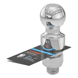 2in. Trailer Ball (1in. x 2-1/8in. Shank; 1in. Rise; 6;000 lbs.; Chrome)