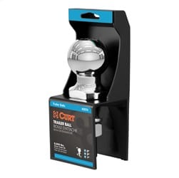 2in. Trailer Ball (1in. x 3in. Shank; 6;000 lbs.; Chrome; Packaged)