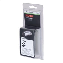 6-Way Round Connector Plug (Trailer Side; Packaged)
