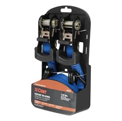 16ft. Blue Cargo Straps with J-Hooks (733 lbs; 2-Pack)