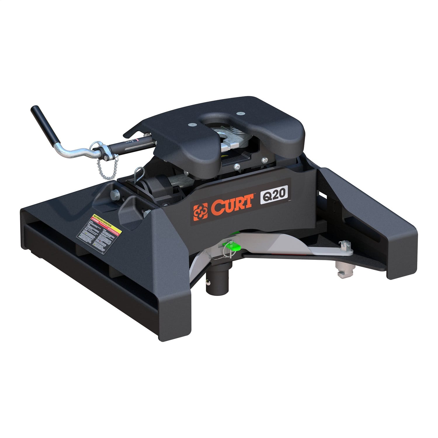 Q20 5th Wheel Hitch; Select Nissan Titan XD; 8ft. Bed Puck System