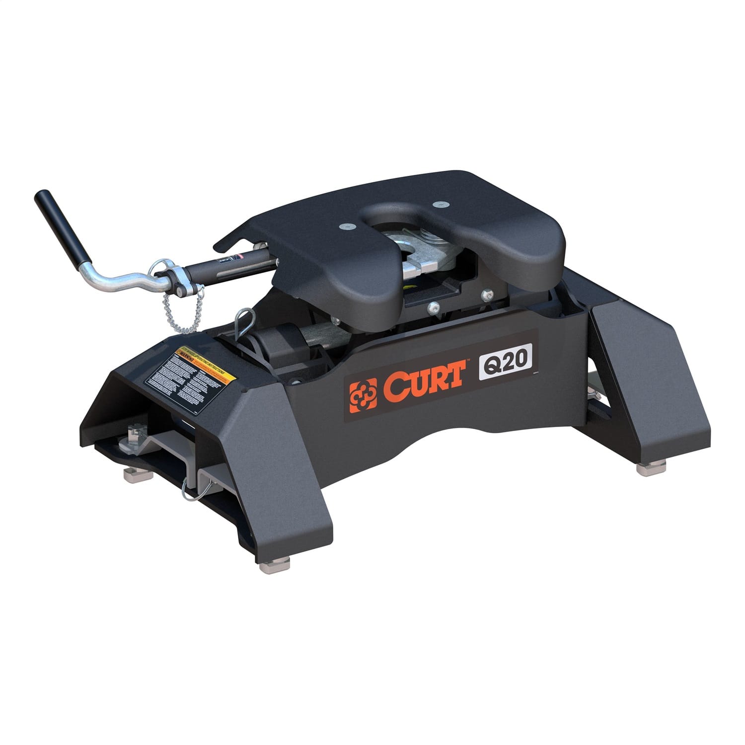 Q20 5th Wheel Hitch; Select Silverado; Sierra 2500; 3500 HD; 8ft. Bed Puck Syste