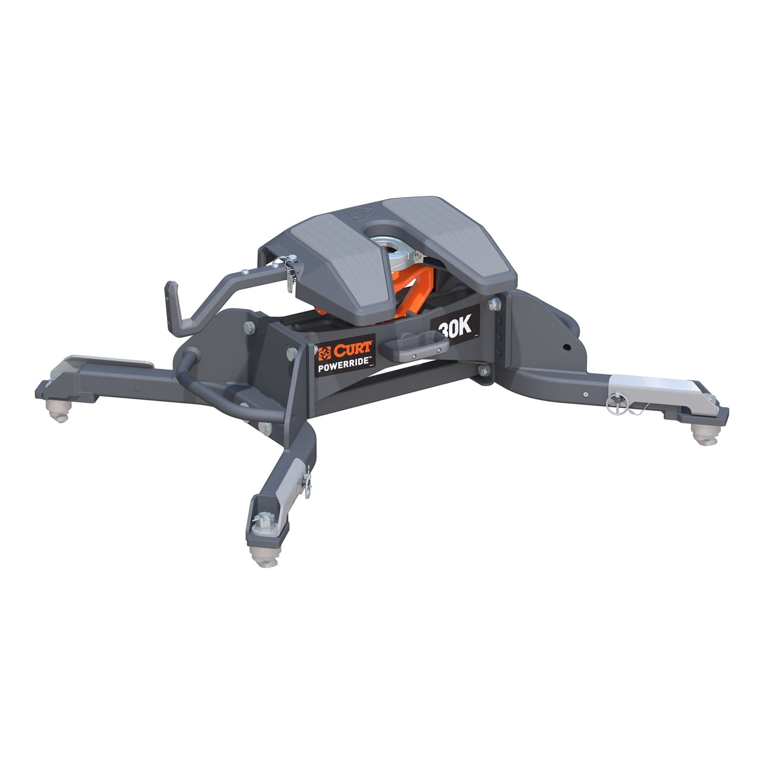 PowerRide 30K 5th Wheel Hitch; Select Ram 2500; 3500; 8ft. Bed