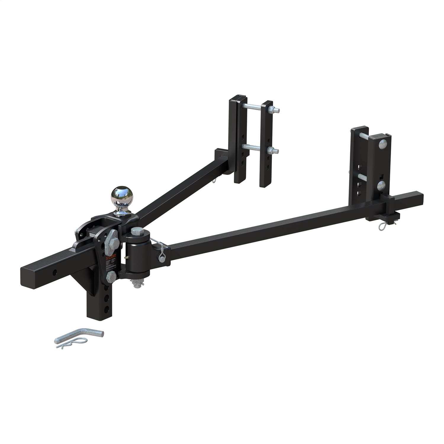 TruTrack 2P Trunnion Weight Distribution Hitch with 2x Sway Control; 8-12K
