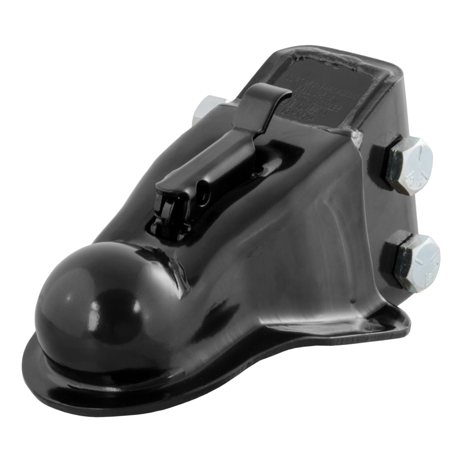 2-5/16in. Channel-Mount Coupler with Easy-Lock (14;000 lbs; Black)