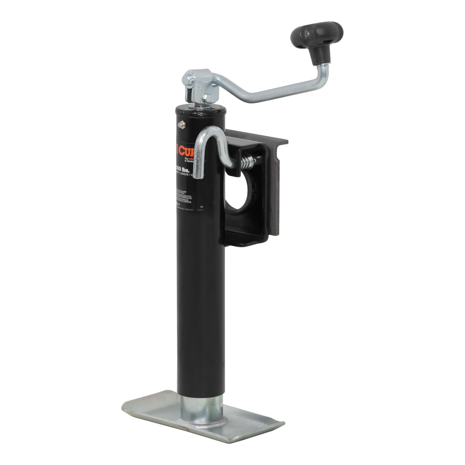 Bracket-Mount Swivel Jack with Top Handle (2;000 lbs; 10in. Travel)