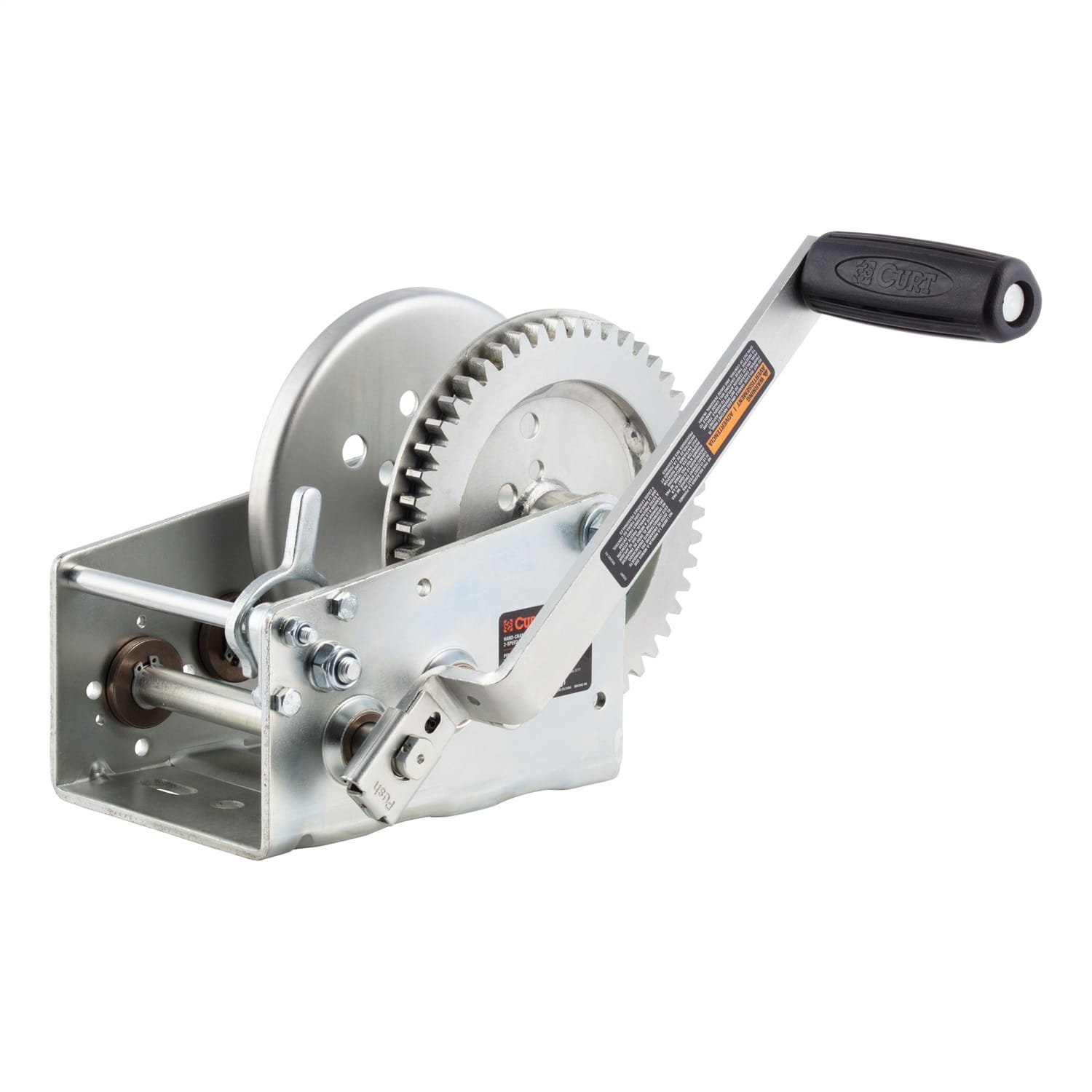 Hand-Crank 2-Speed Win.; 3;200 lbs; 17.5:1 Low Gear Ratio; 9.6in. Handle