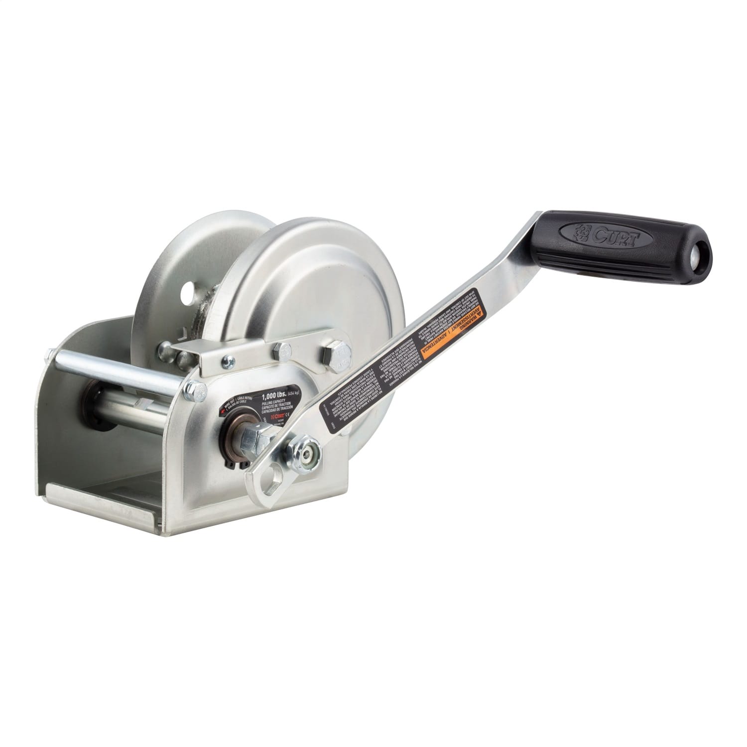 Hand-Crank Brake Win.; 1;000 lbs; 4.2:1 Gear Ratio; 7in. Handle