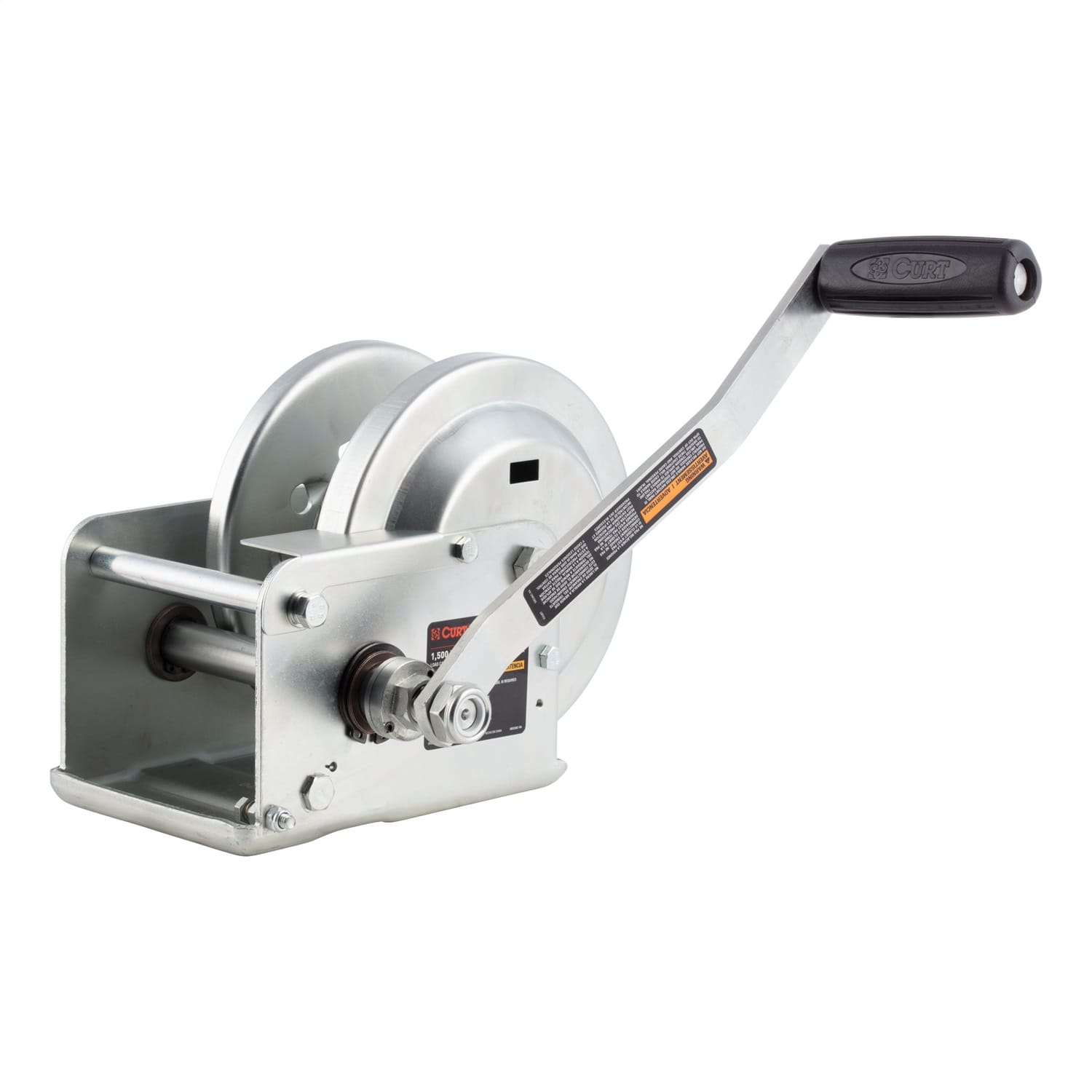 Hand-Crank Brake Win.; 1;500 lbs; 5:1 Gear Ratio; 10.6in. Handle