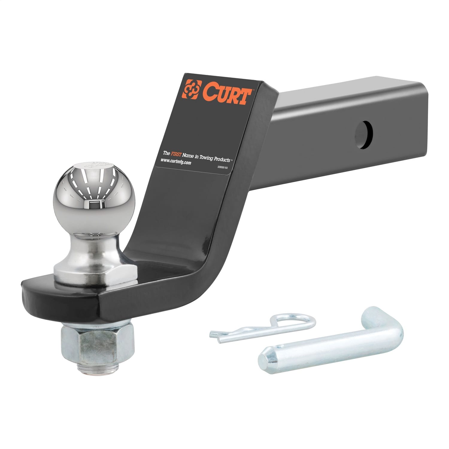 Loaded Ball Mount with 1-7/8in. Ball; Imported (2in. Shank; 3;500 lbs.; 4in. Dro