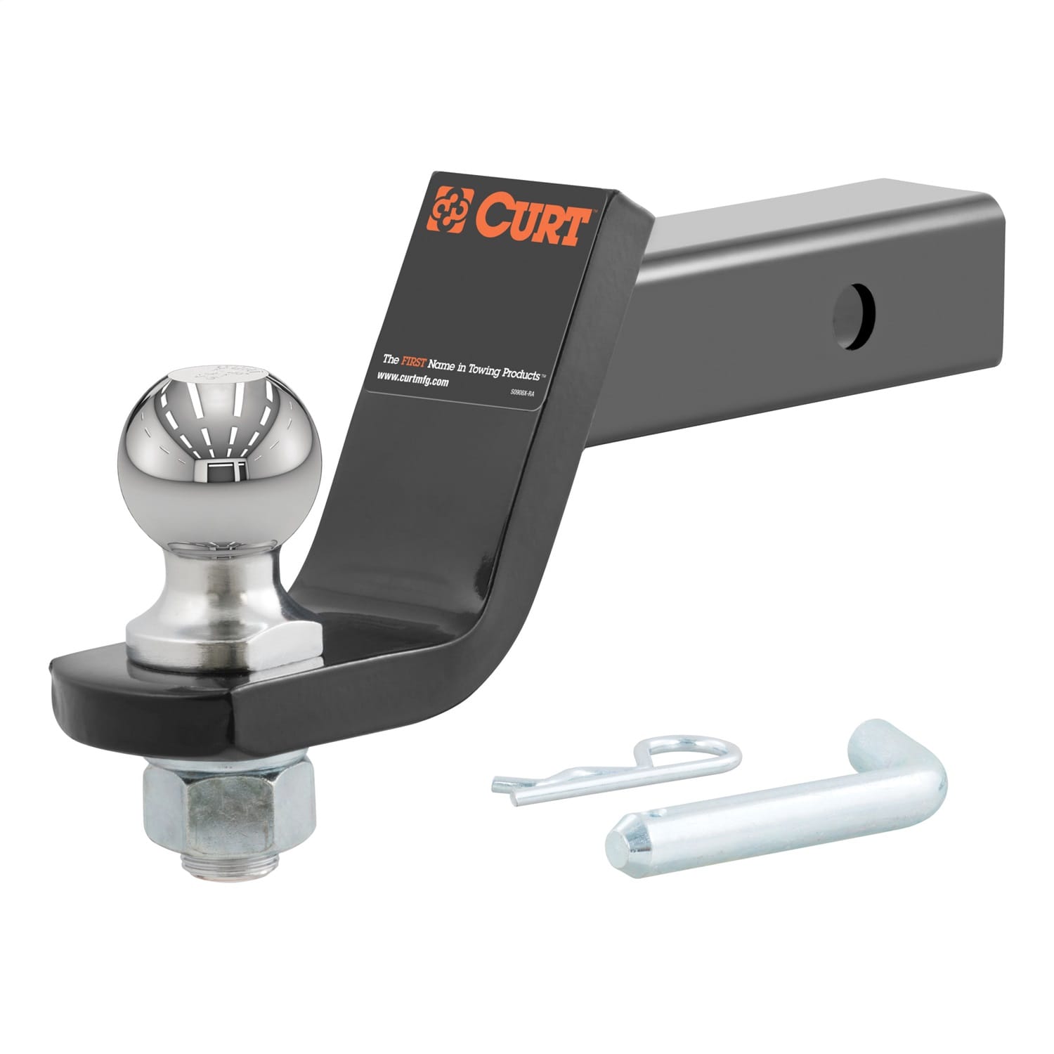 Loaded Ball Mount with 2in. Ball; Imported (2in. Shank; 7;500 lbs.; 4in. Drop)