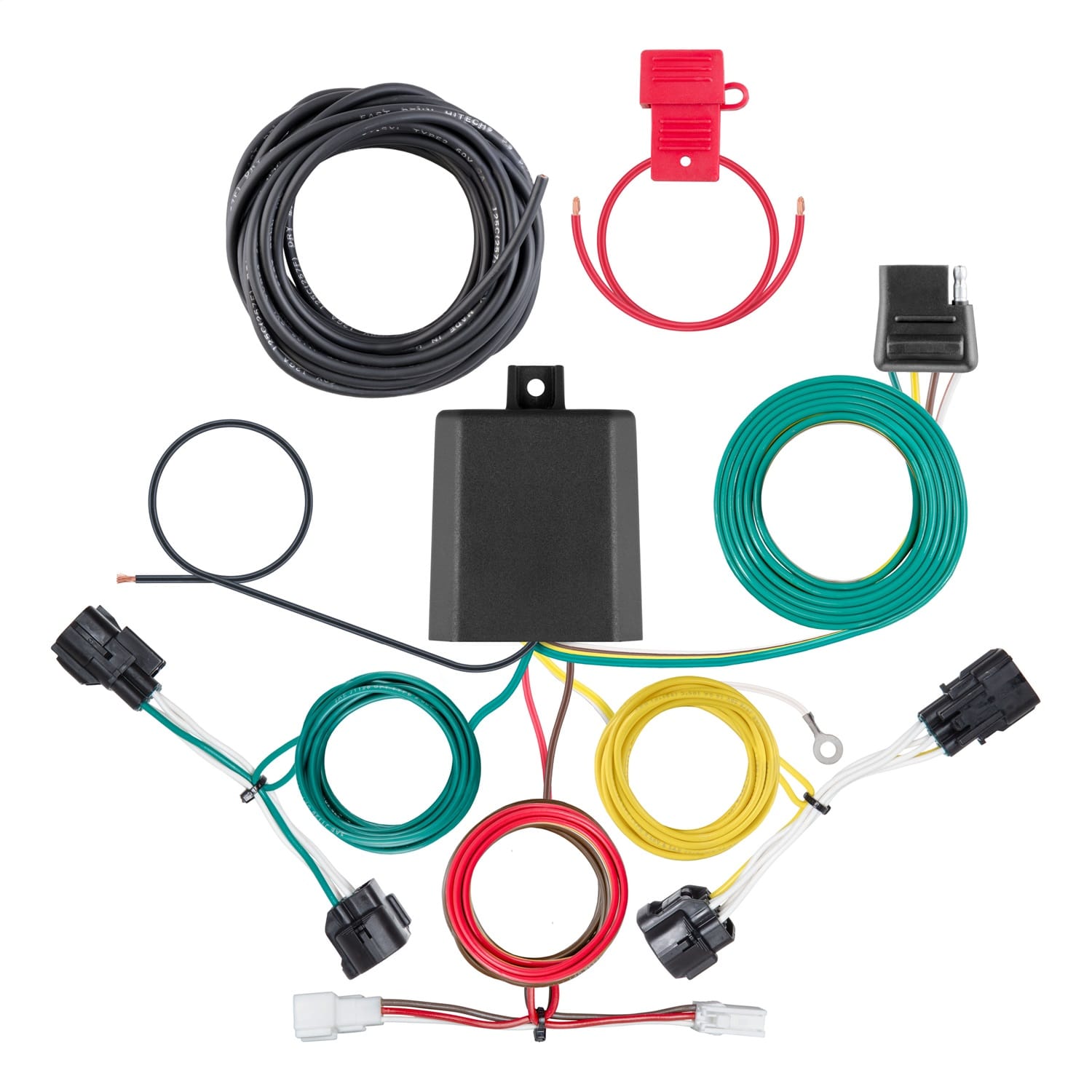 Custom Wiring Harness; 4-Way Flat Output; Select Kia Niro