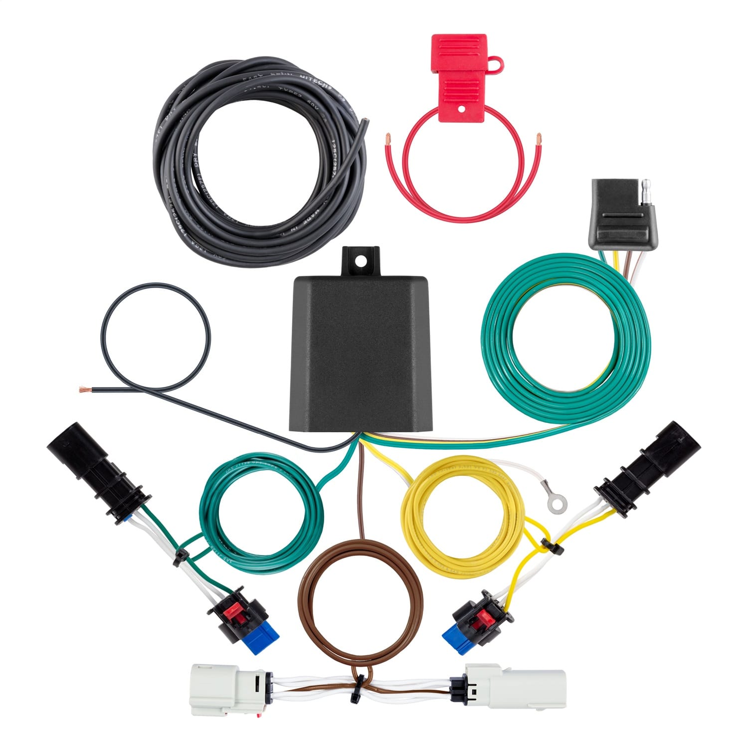 Custom Wiring Harness; 4-Way Flat Output; Select Buick Envista