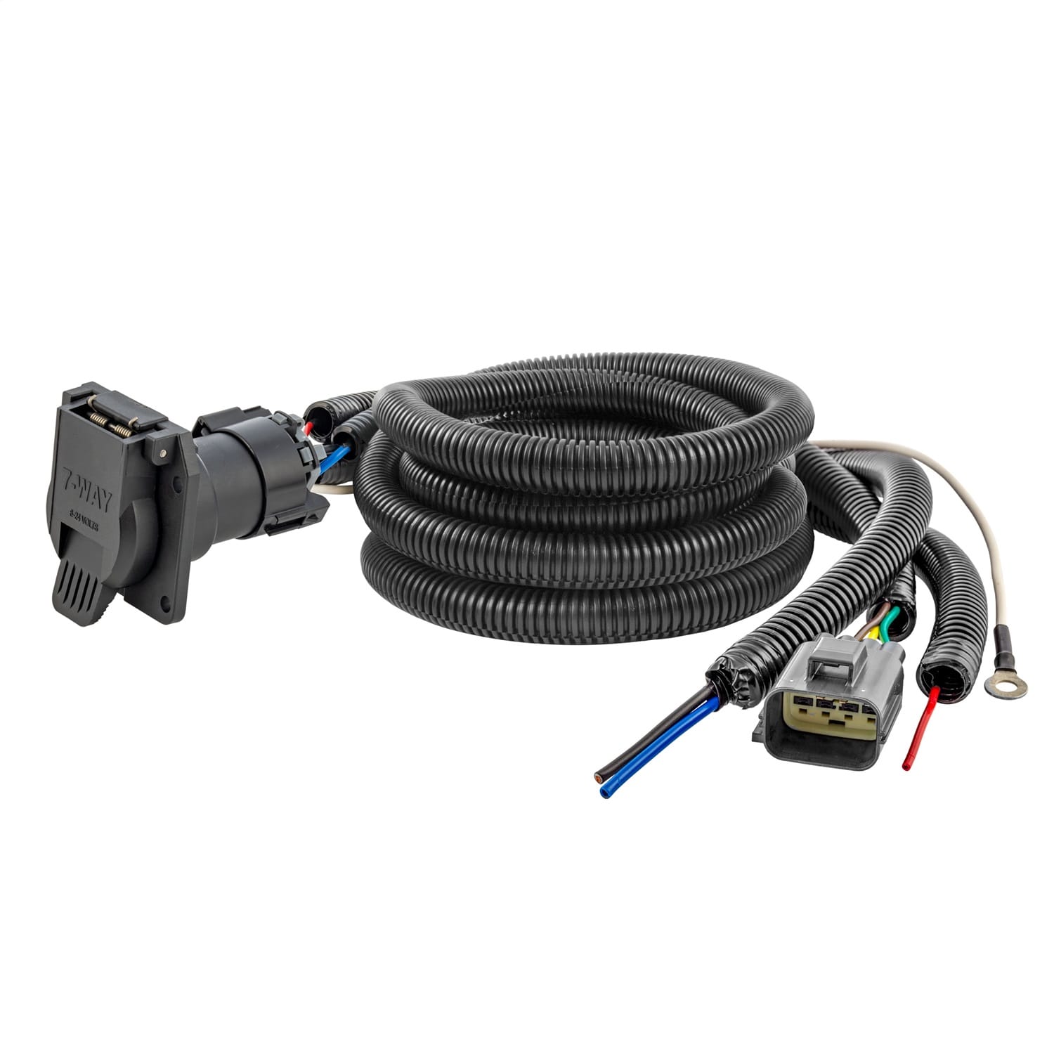Custom Wiring Harness; 7-Way RV Blade Output; Select Ford Ranger