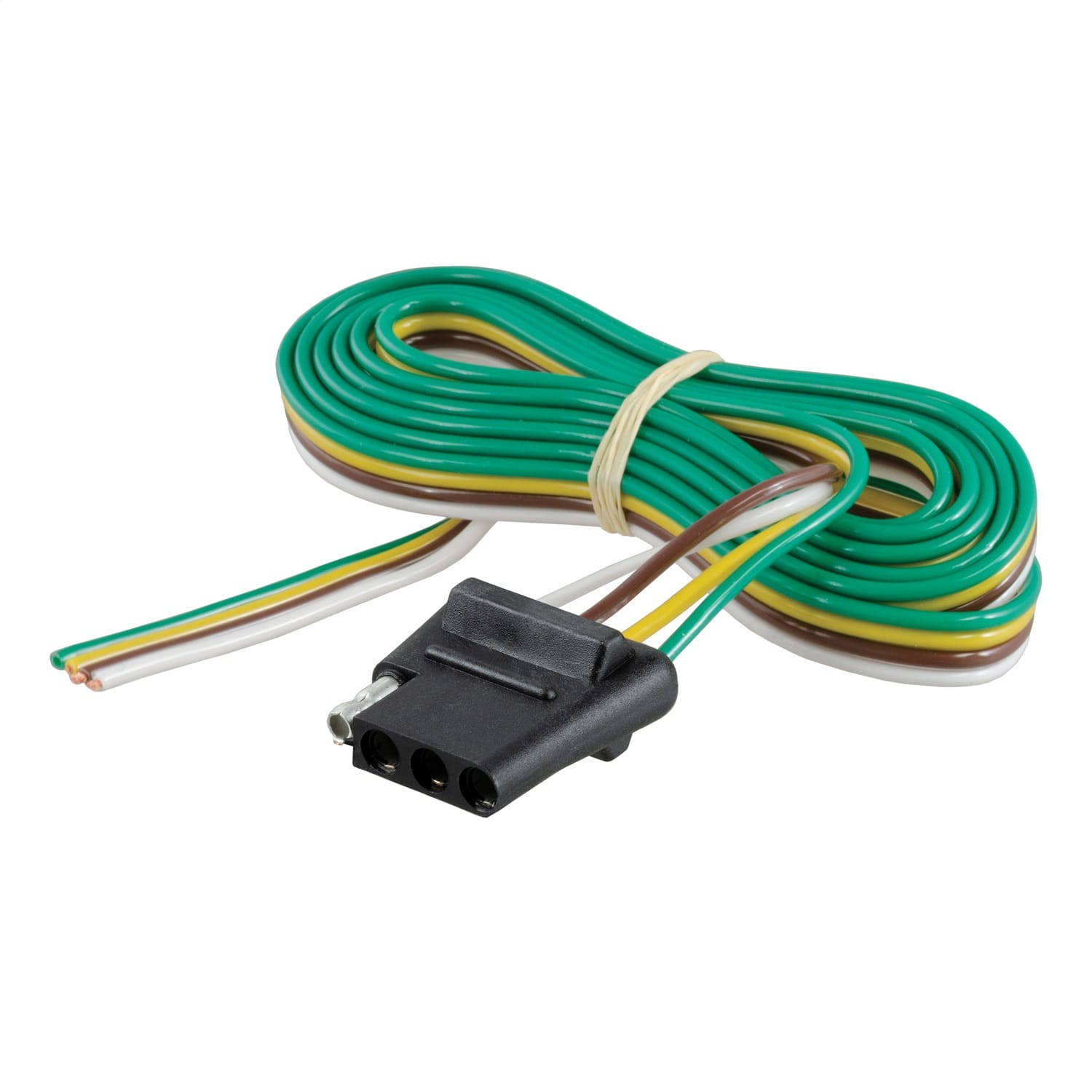 4-Way Flat Connector Socket with 60in. Wires (Vehicle Side)