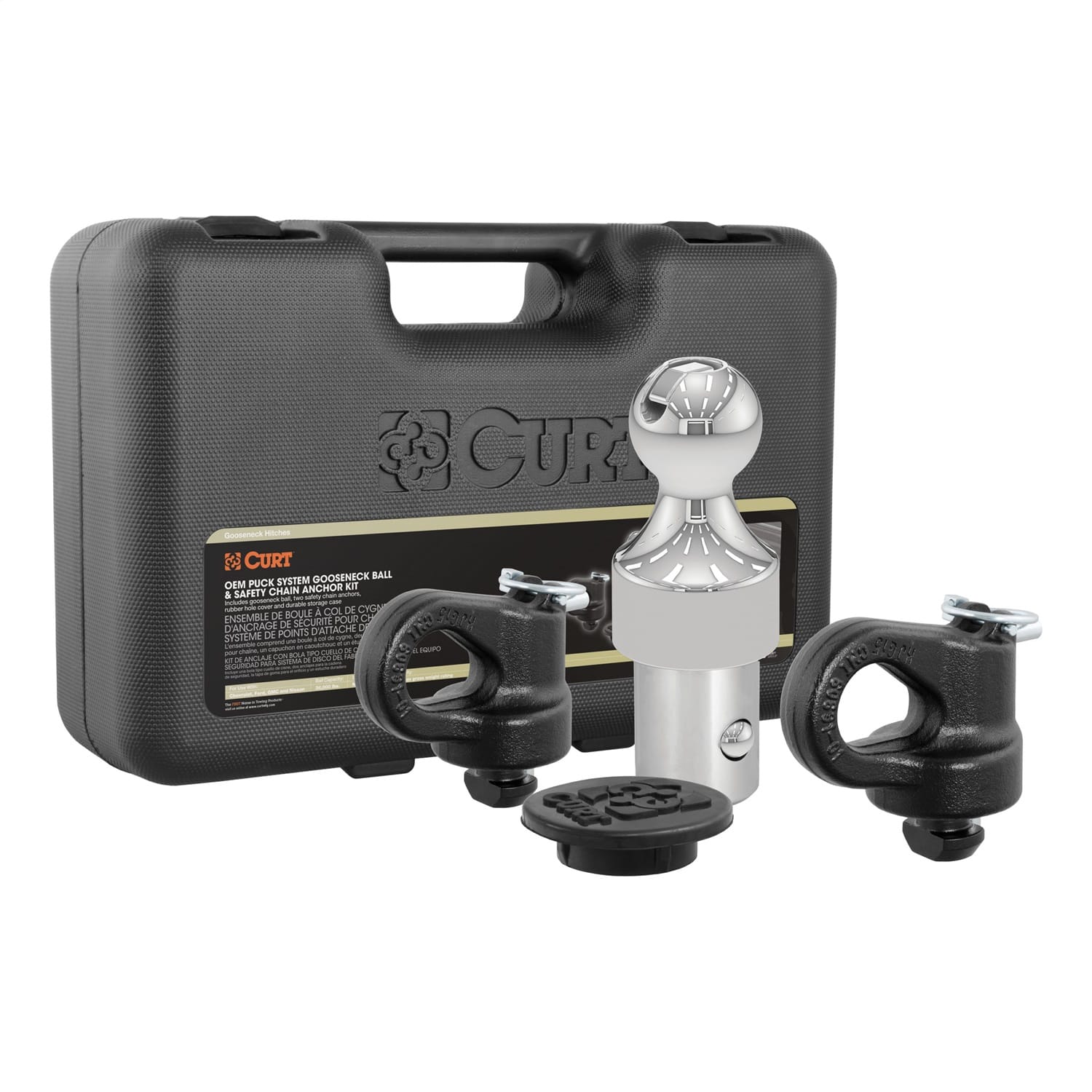 OEM Puck System 2-5/16in. Gooseneck Kit; Chevrolet; Ford; GMC; Nissan (38K)