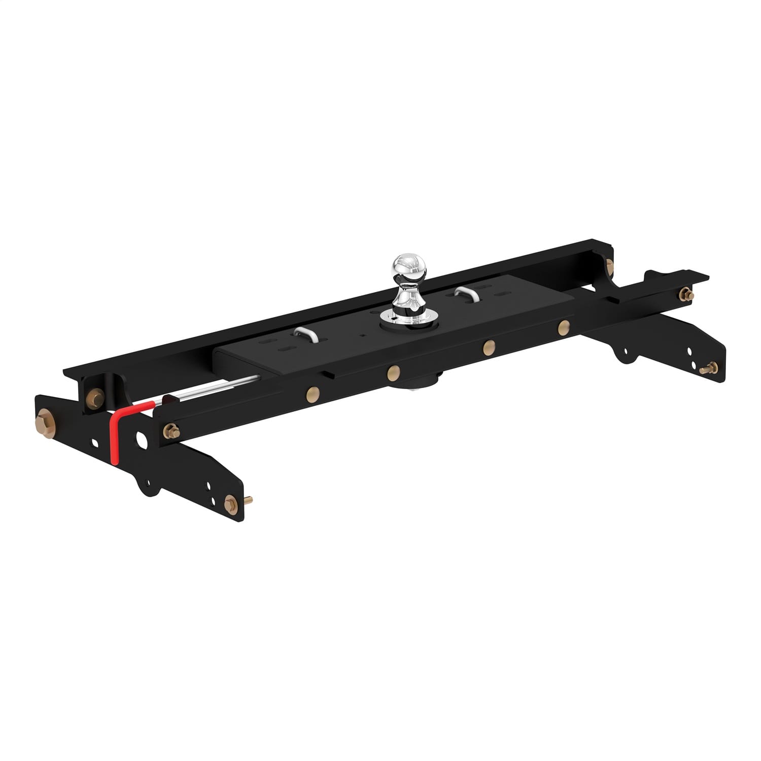Double Lock Gooseneck Hitch Kit with Brackets; Select Ford F-150; F-250