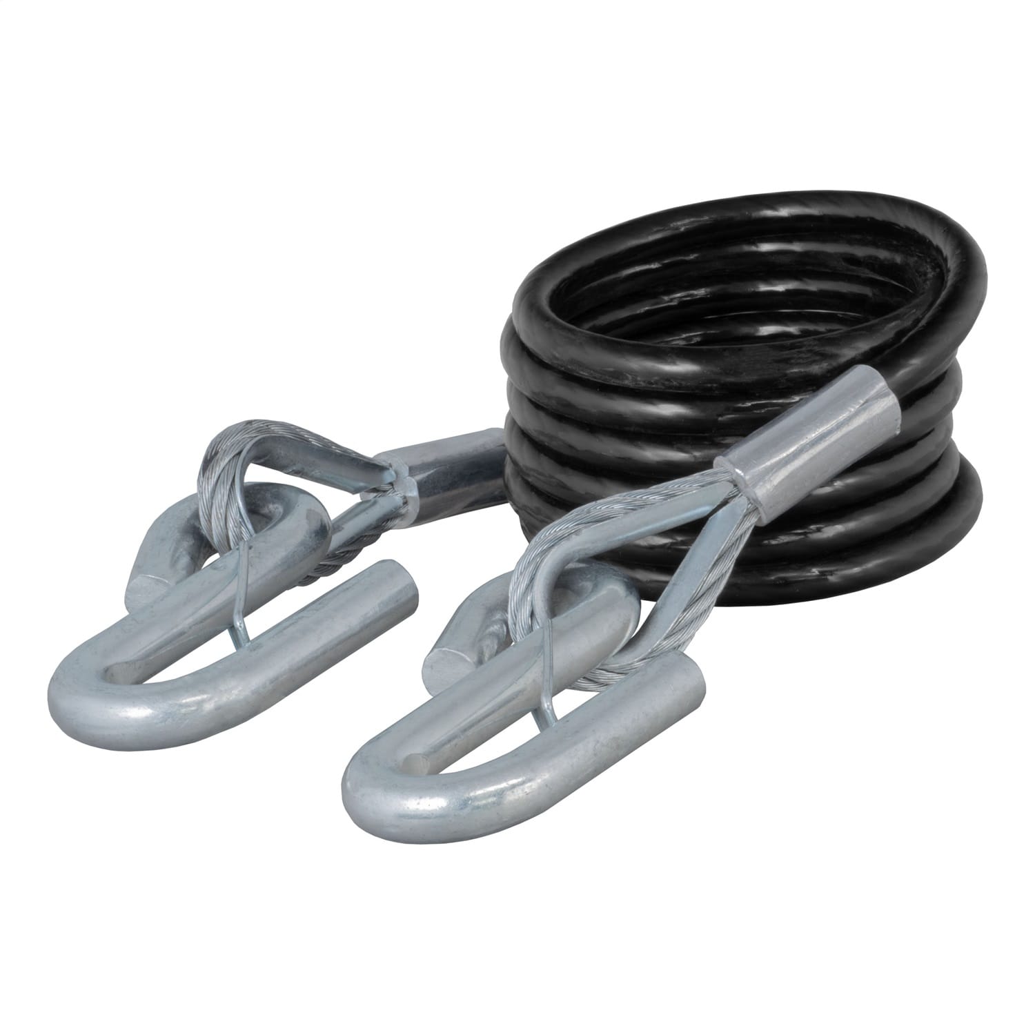 Replacement 84in. x 3/8in. Diameter Tow Bar Safety Cable with Hooks (7;500 lbs)