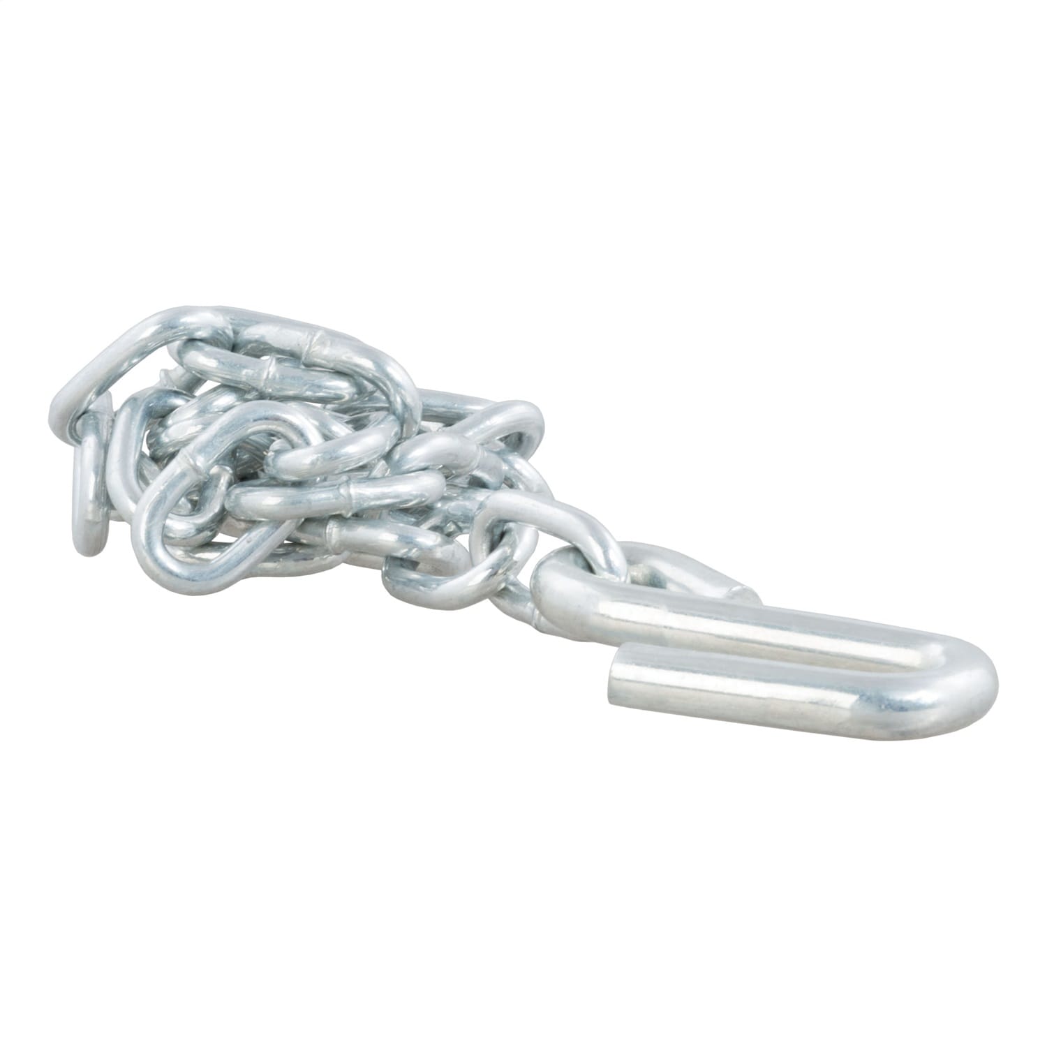 27in. Safety Chain with 1 S-Hook (2;000 lbs; Clear Zinc)