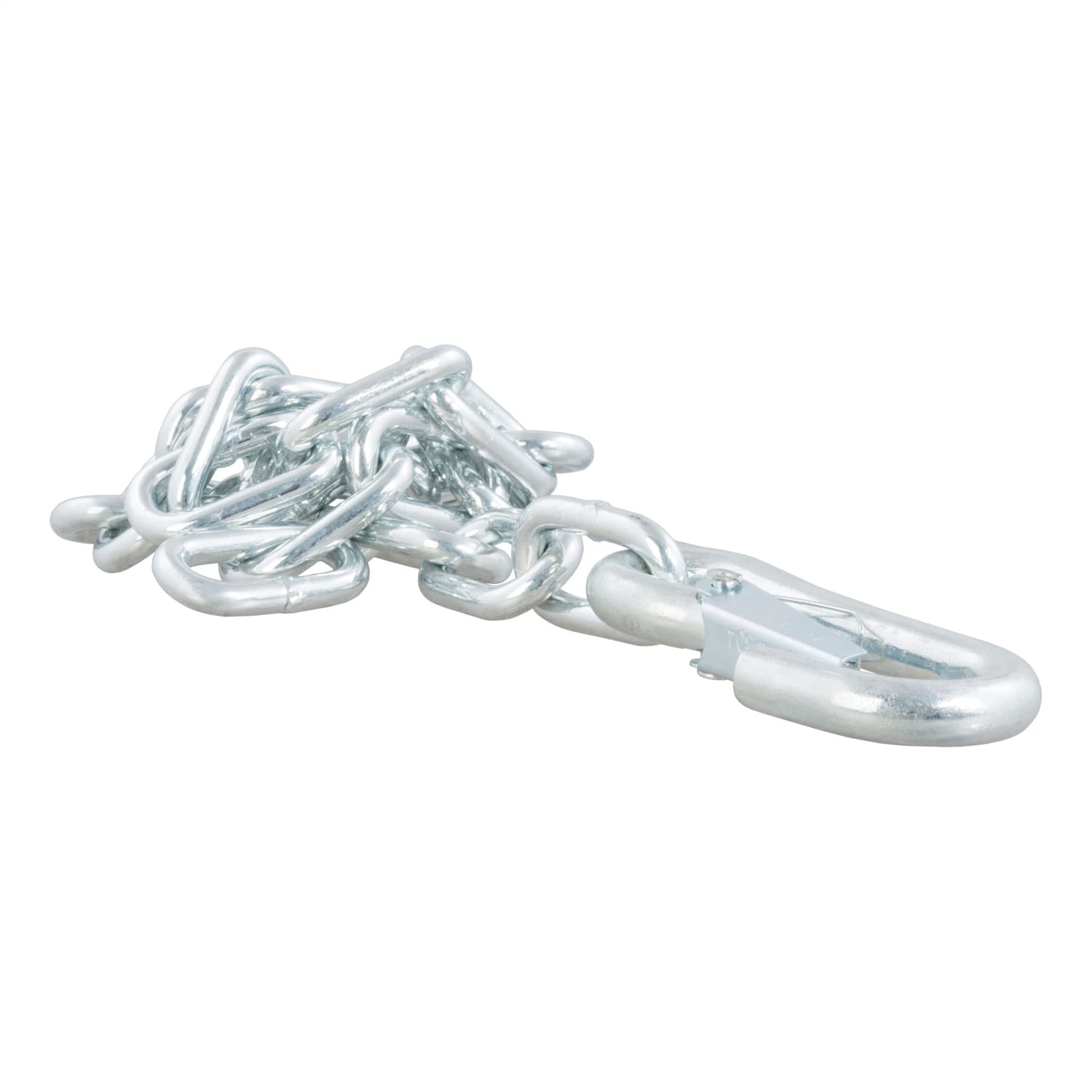 27in. Safety Chain with 1 Snap Hook (5;000 lbs; Clear Zinc)