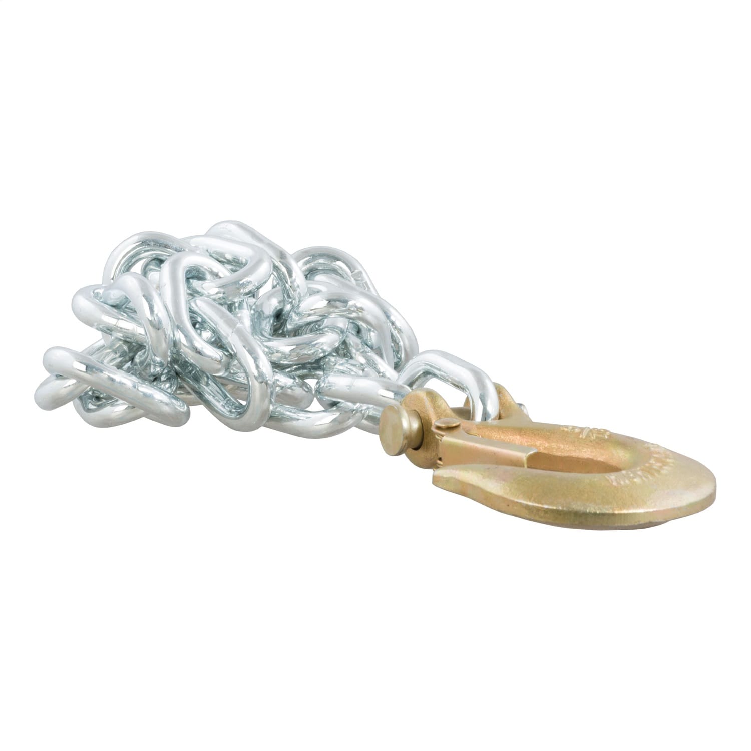 35in. Safety Chain with 1 Clevis Hook (11;700 lbs; Clear Zinc)