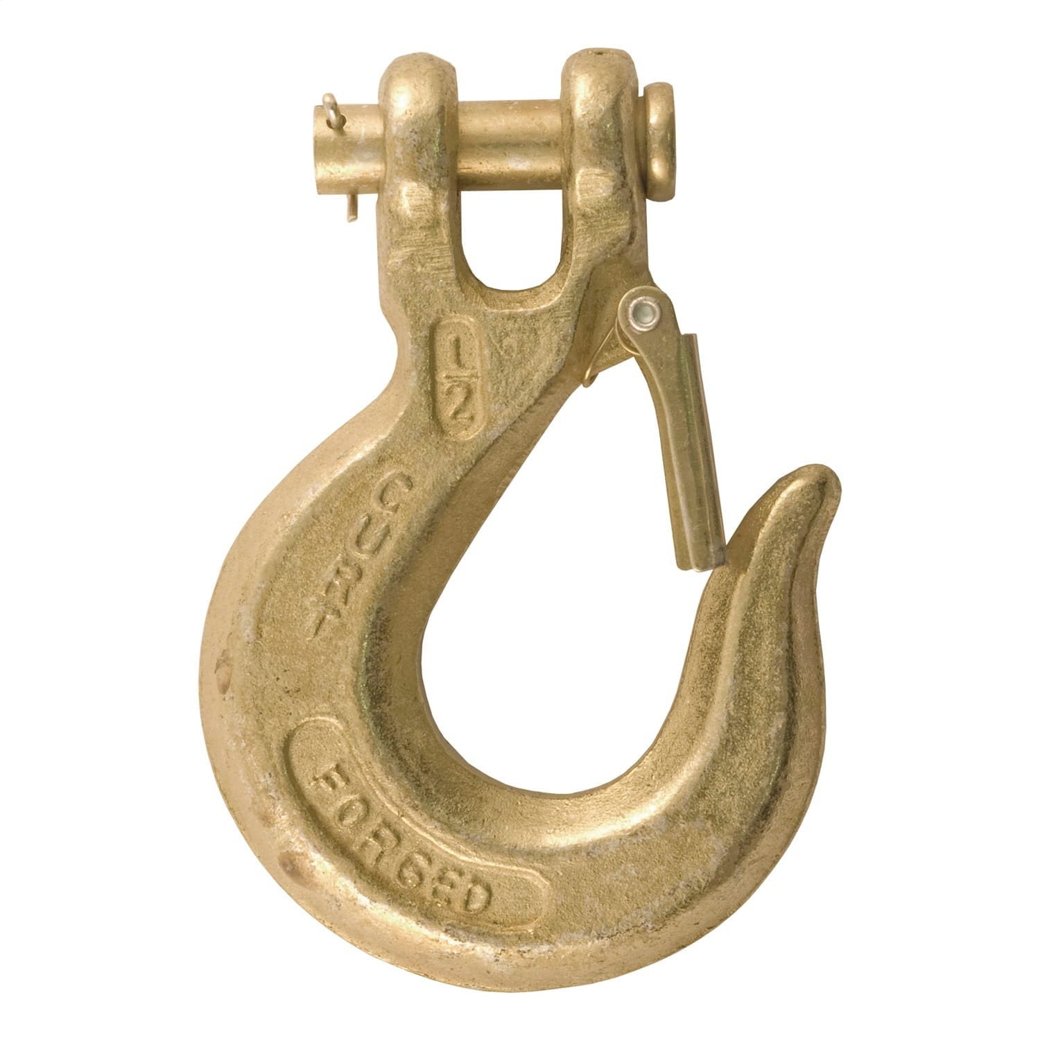 1/2in. Safety Latch Clevis Hook 48;000 lbs; 5/8in. Pin)