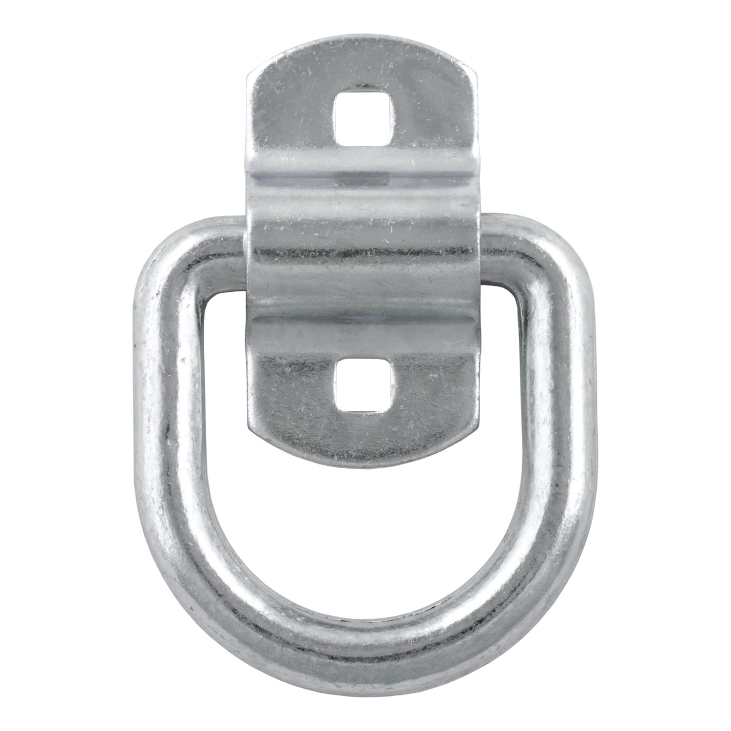 3in. x 3in. Surface-Mounted Tie-Down D-Ring (3;600 lbs; Clear Zinc)