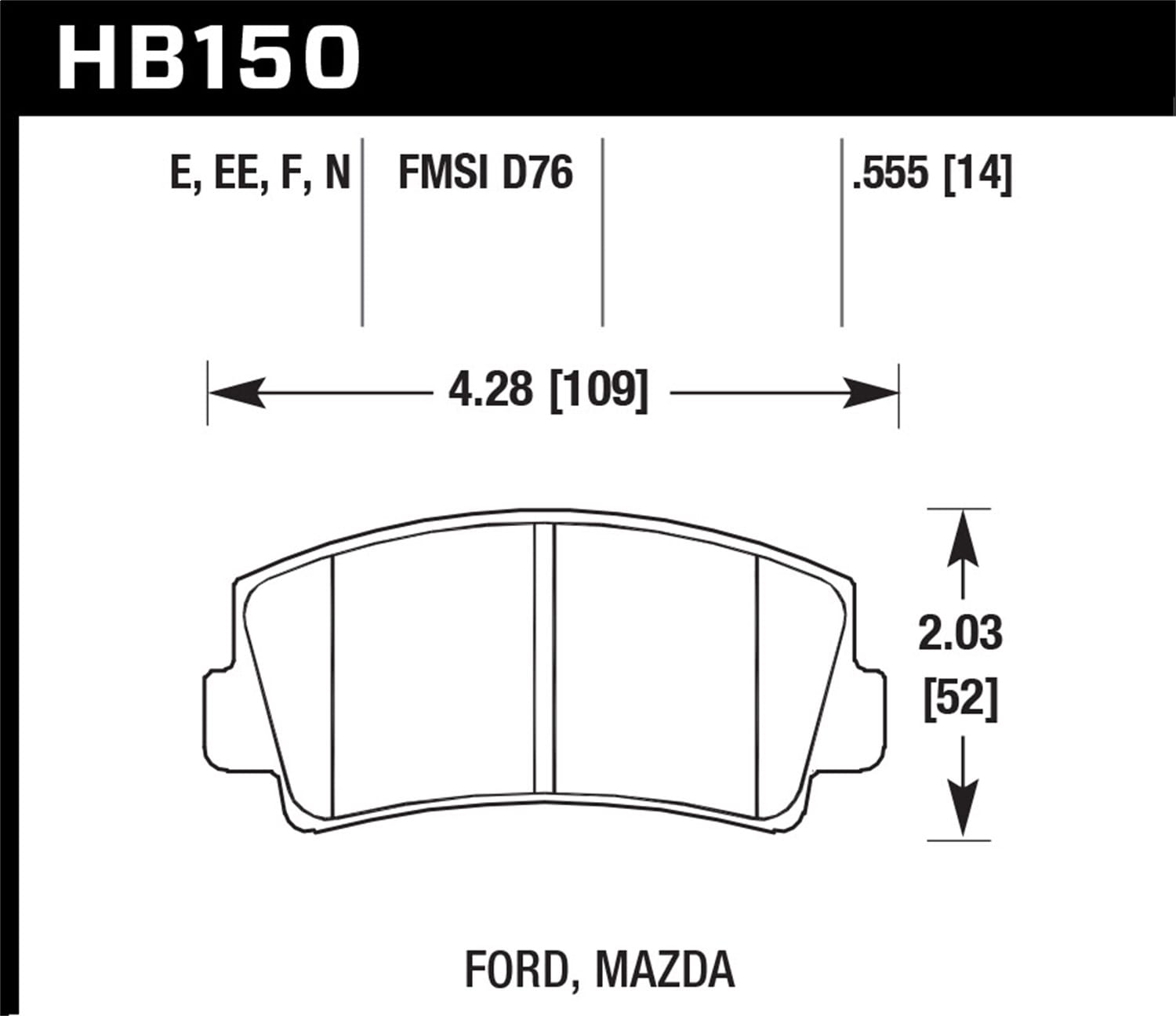 HPS 5.0 Disc Brake Pad