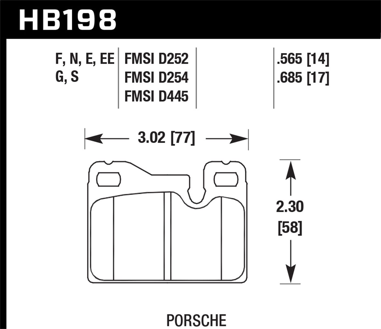 HPS 5.0 Disc Brake Pad