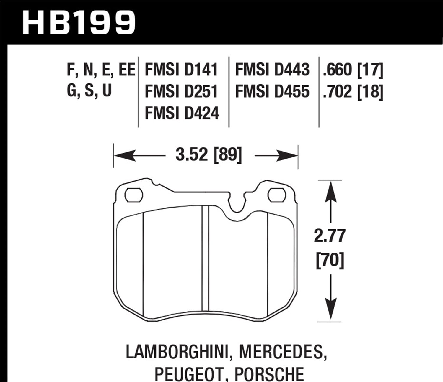 HPS 5.0 Disc Brake Pad