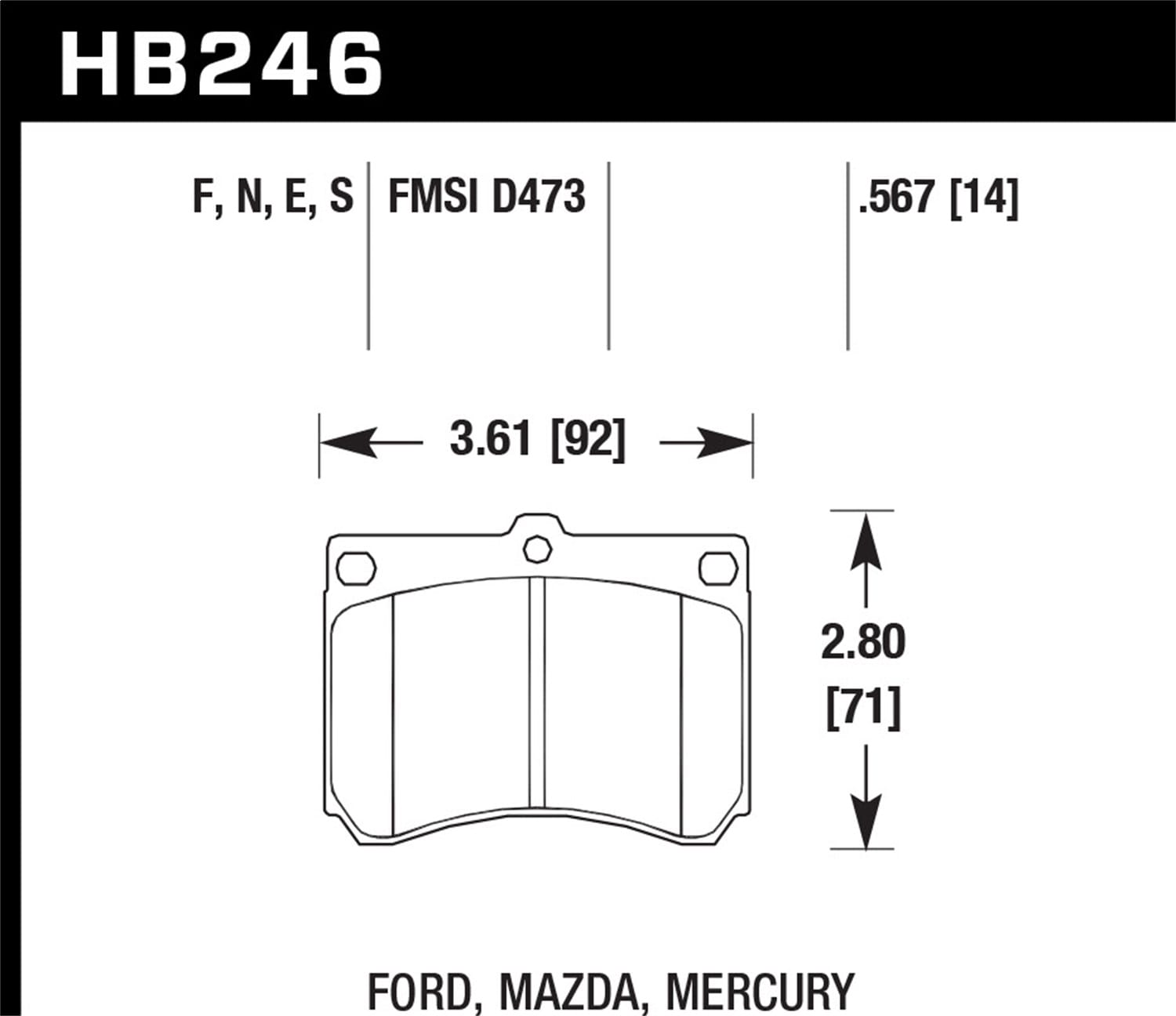 Blue 9012 Disc Brake Pad