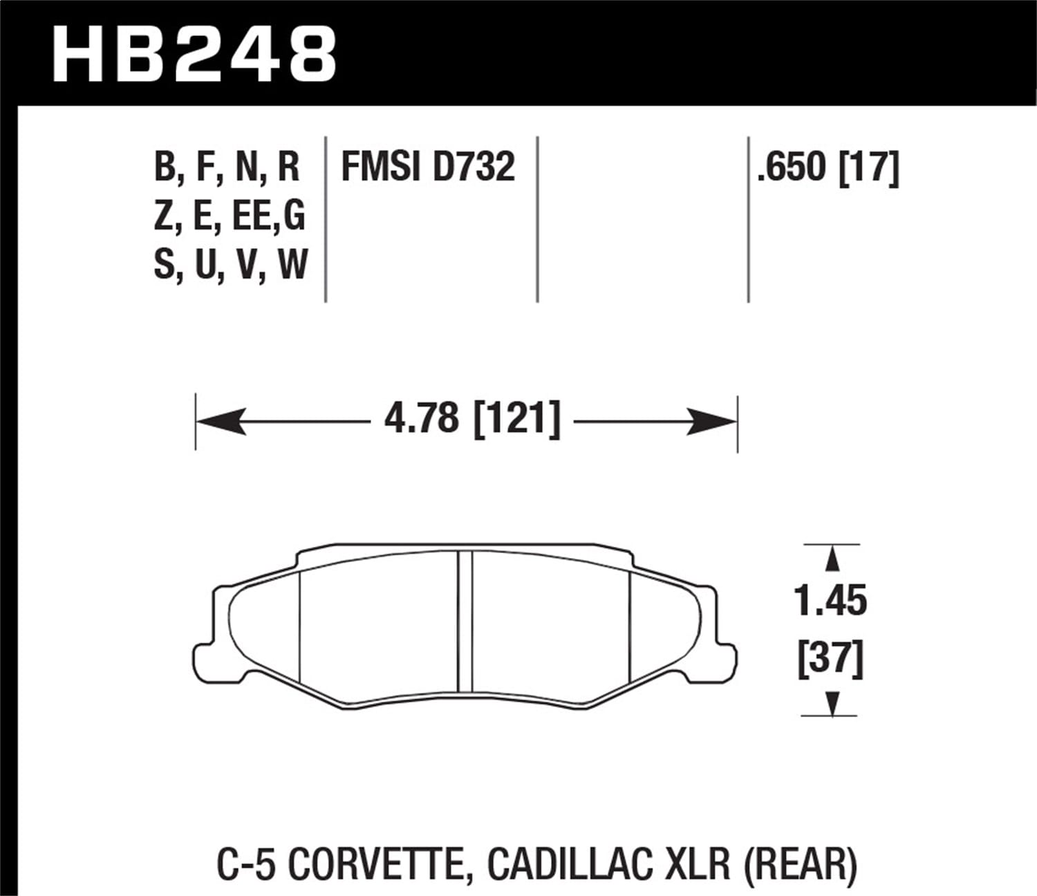 HPS 5.0 Disc Brake Pad