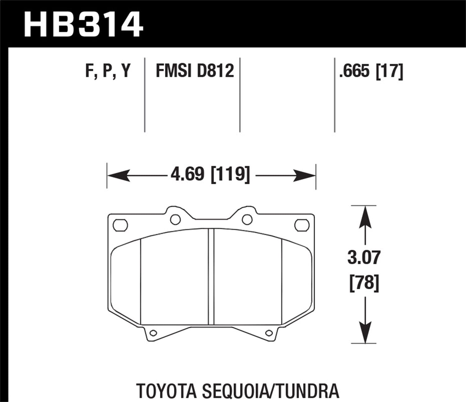 HPS Disc Brake Pad