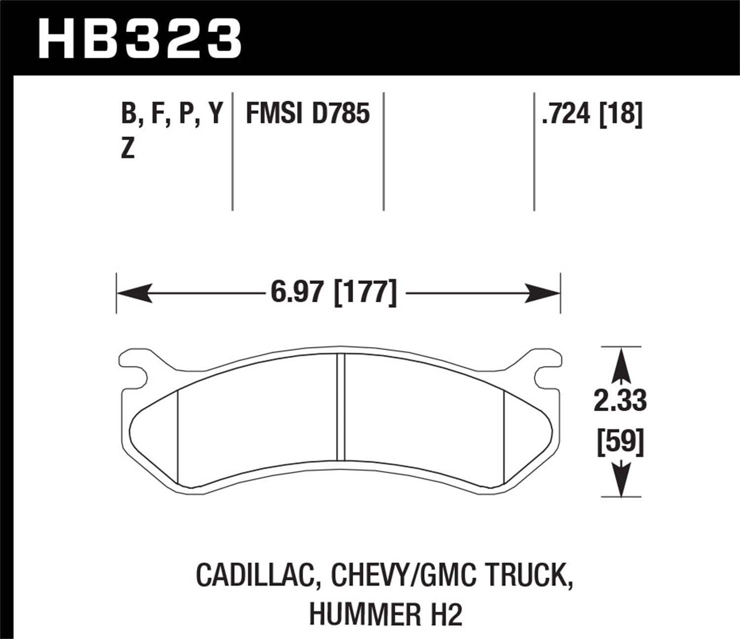 Performance Ceramic Disc Brake Pad