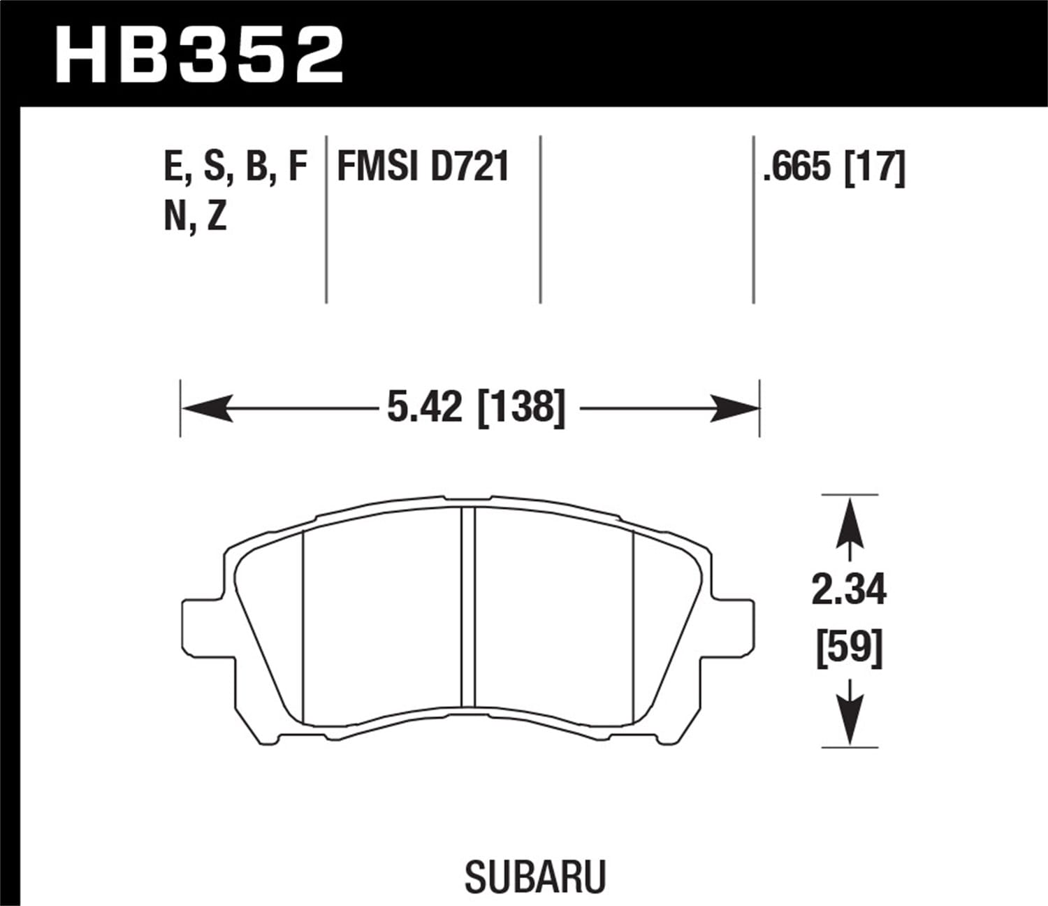 Performance Ceramic Disc Brake Pad