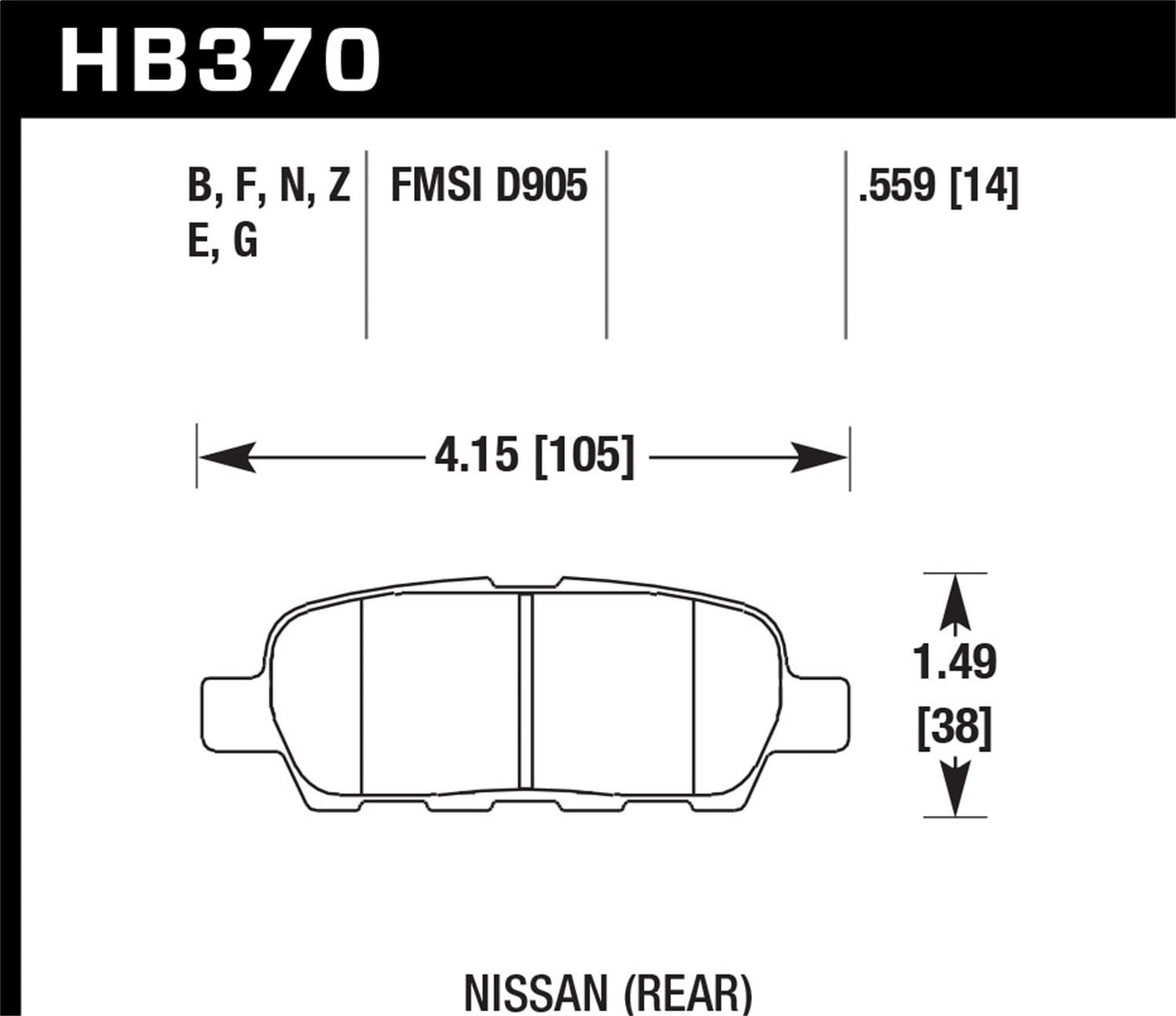 HPS 5.0 Disc Brake Pad