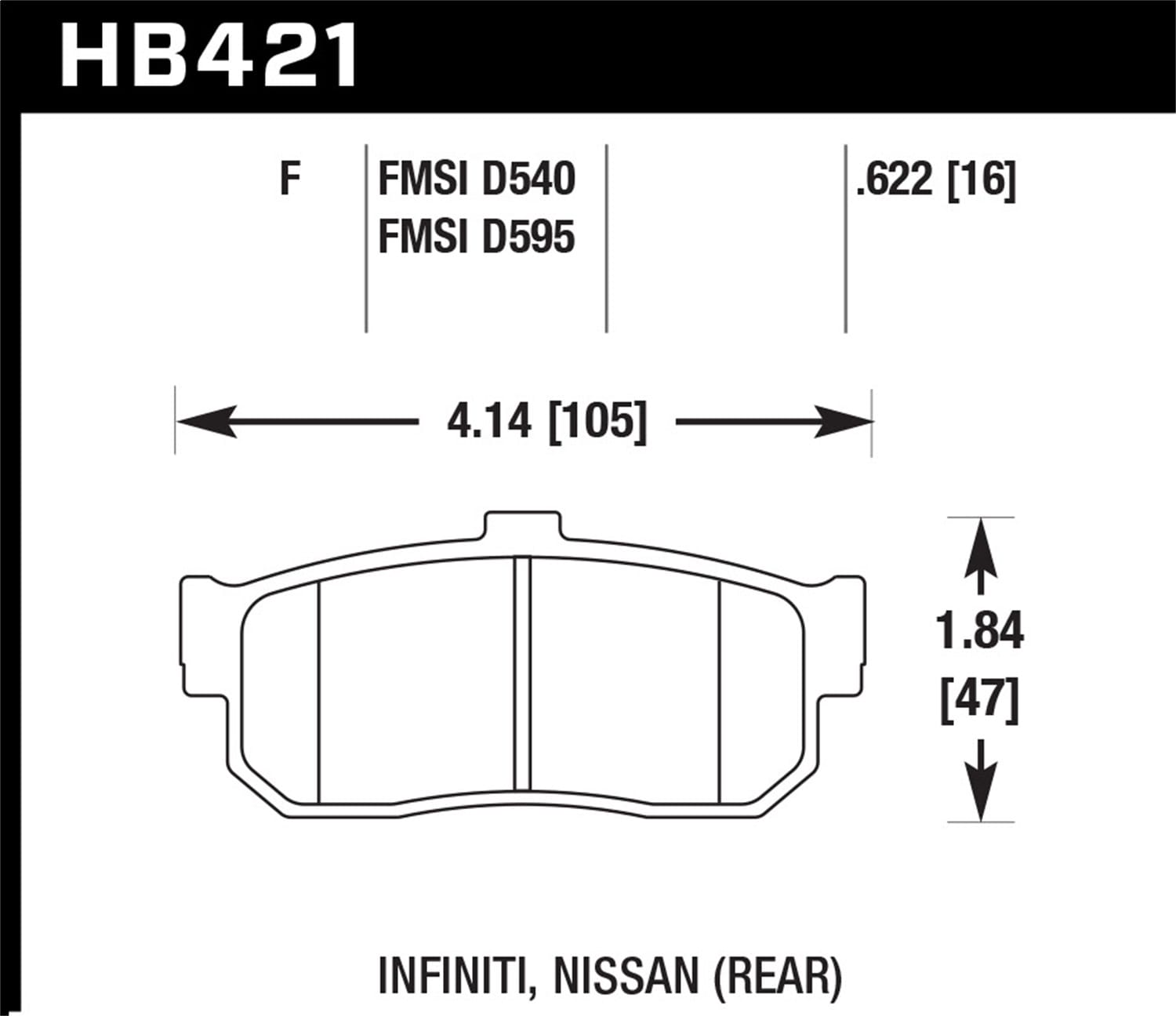 HPS Disc Brake Pad