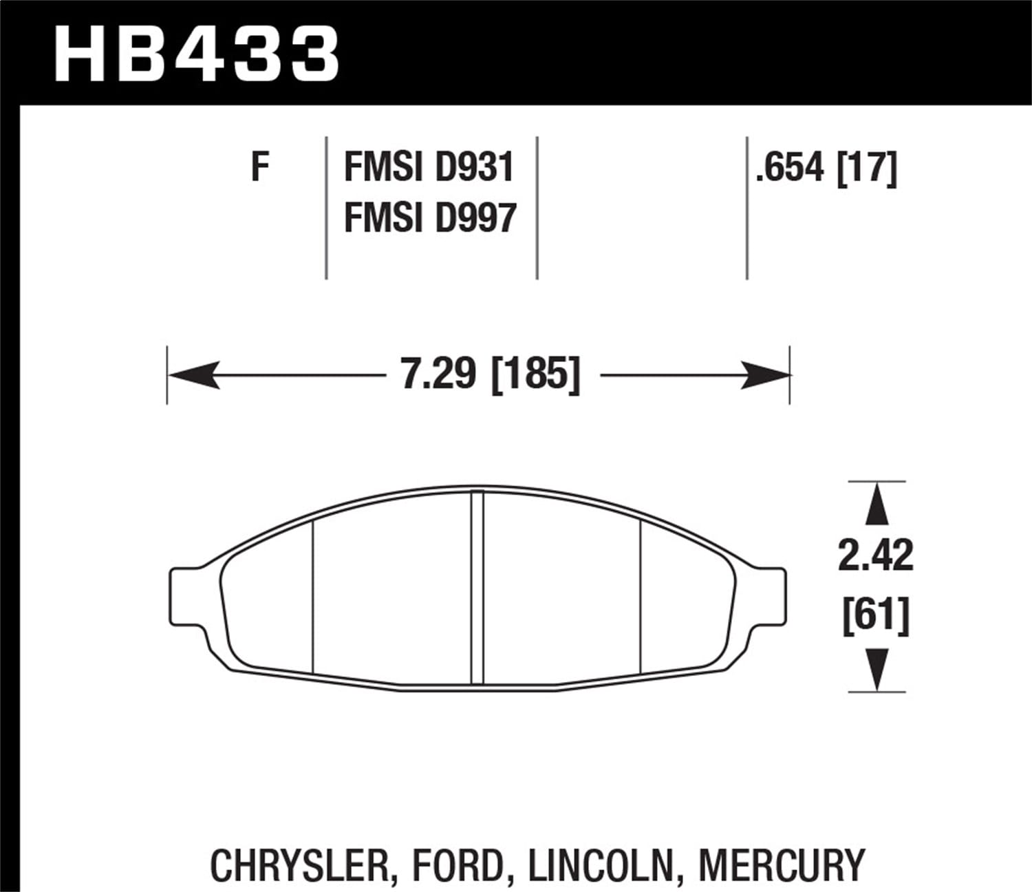 HPS 5.0 Disc Brake Pad