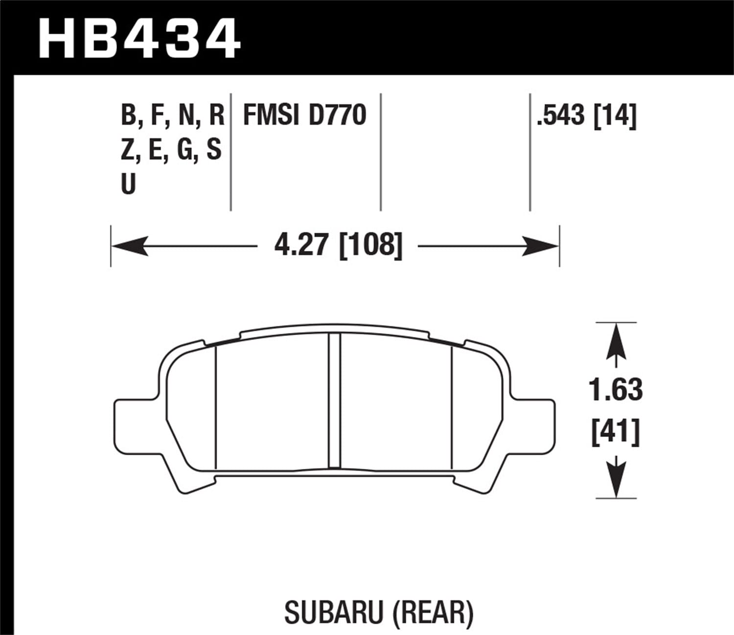HPS 5.0 Disc Brake Pad