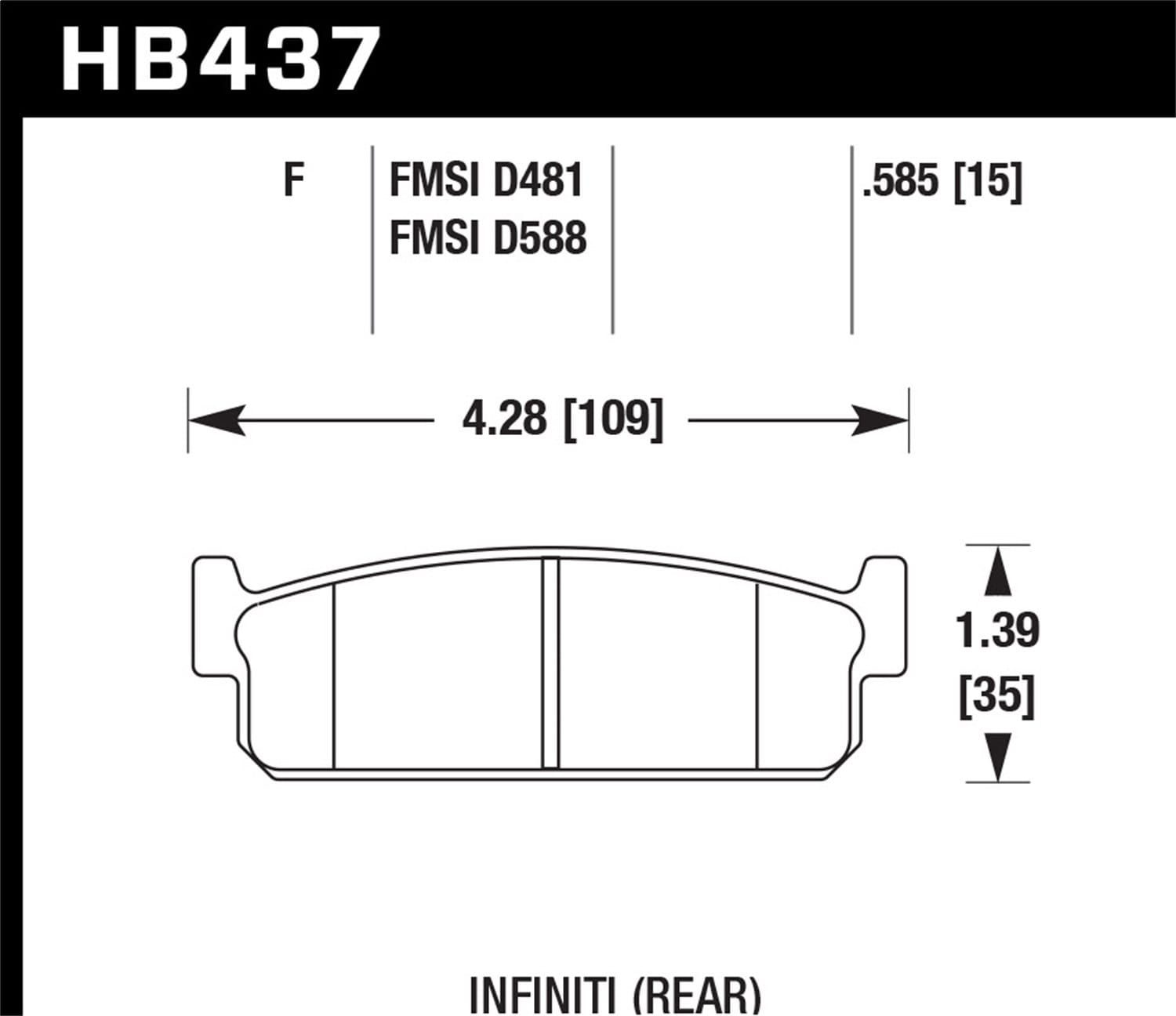 HPS Disc Brake Pad