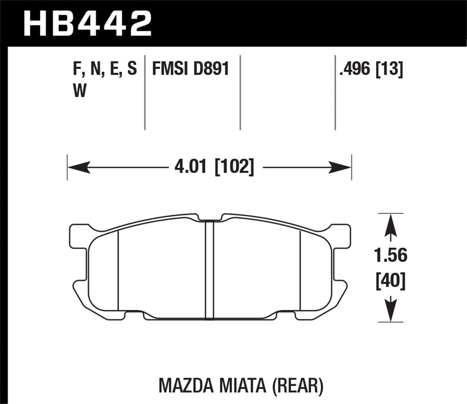 HPS 5.0 Disc Brake Pad