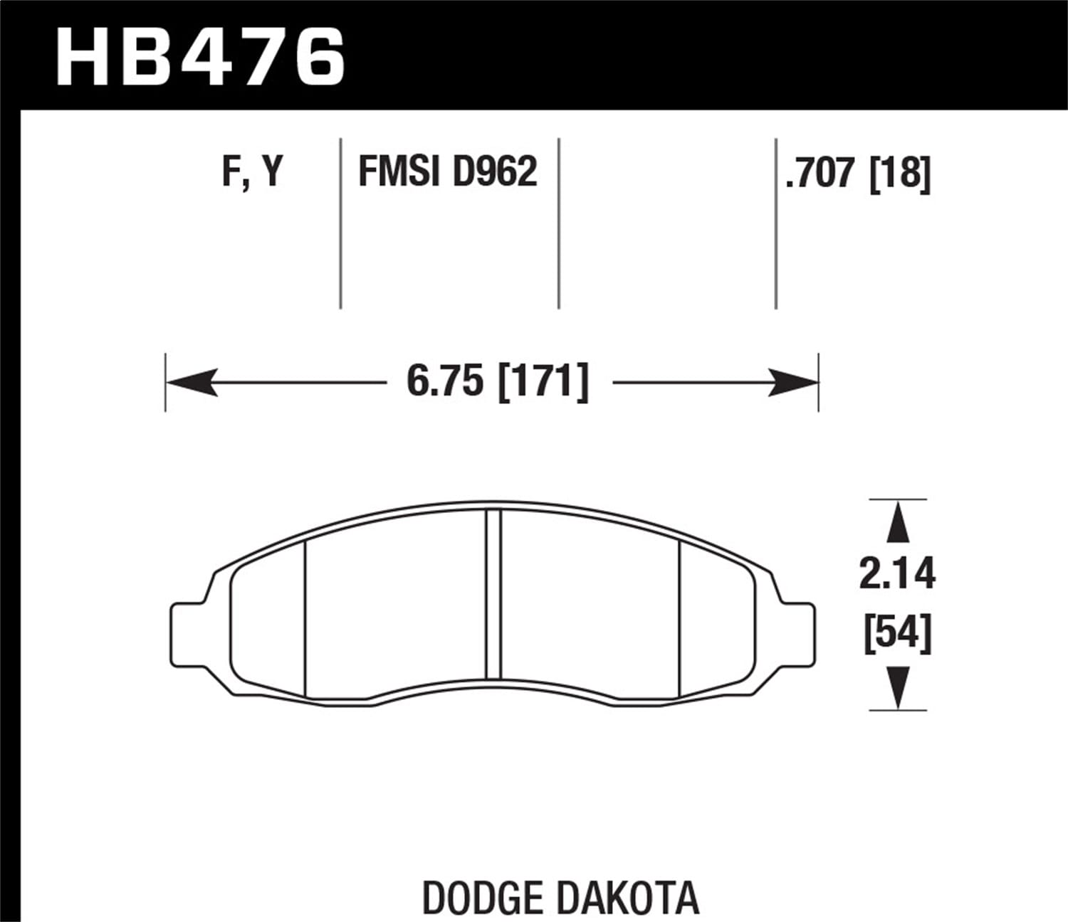 HPS Disc Brake Pad
